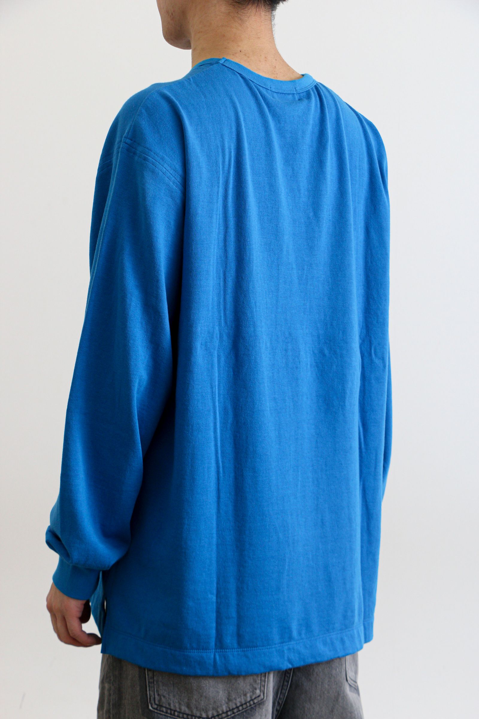 tone - TURTLE NECK LONG SLEEVE TEE Blue / ロングスリーブTシャツ