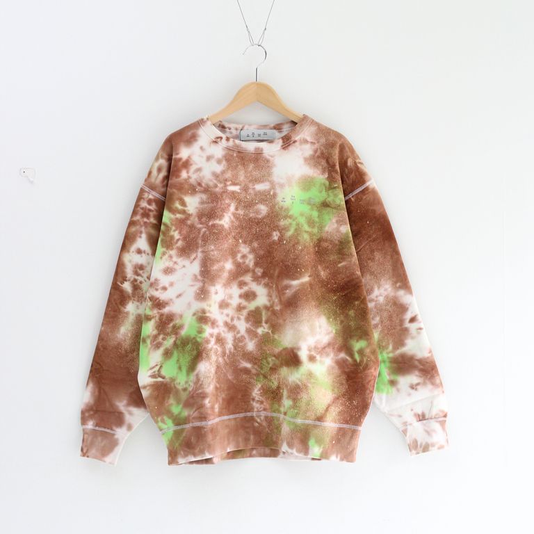 bal - LOGO TIE DYE CREW by YUKIDYE CAMEL / タイダイ / クルーネック 