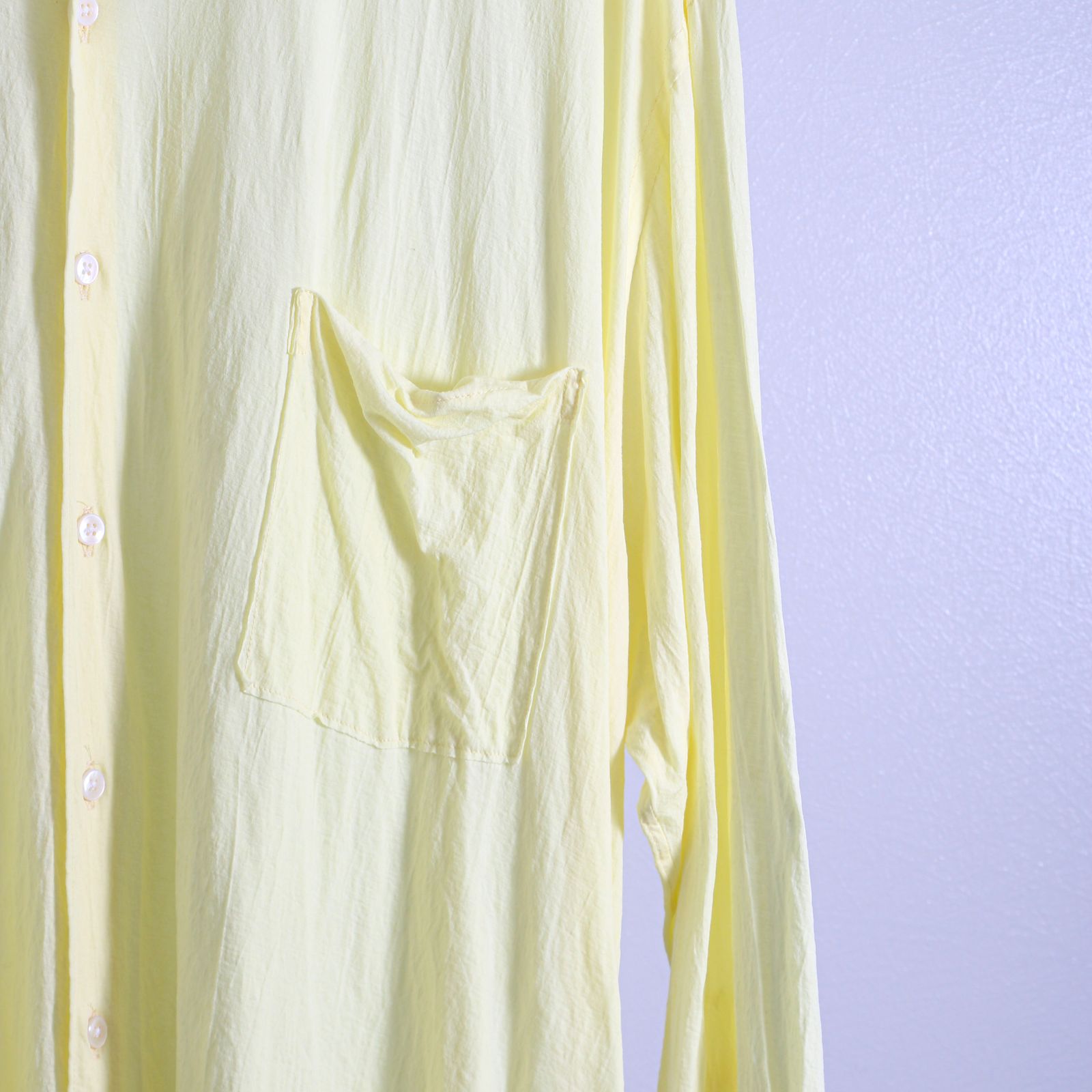 KANEMASA PHIL. - 46G Artisan Jersey Shirt YELLOW / シャツ | koko