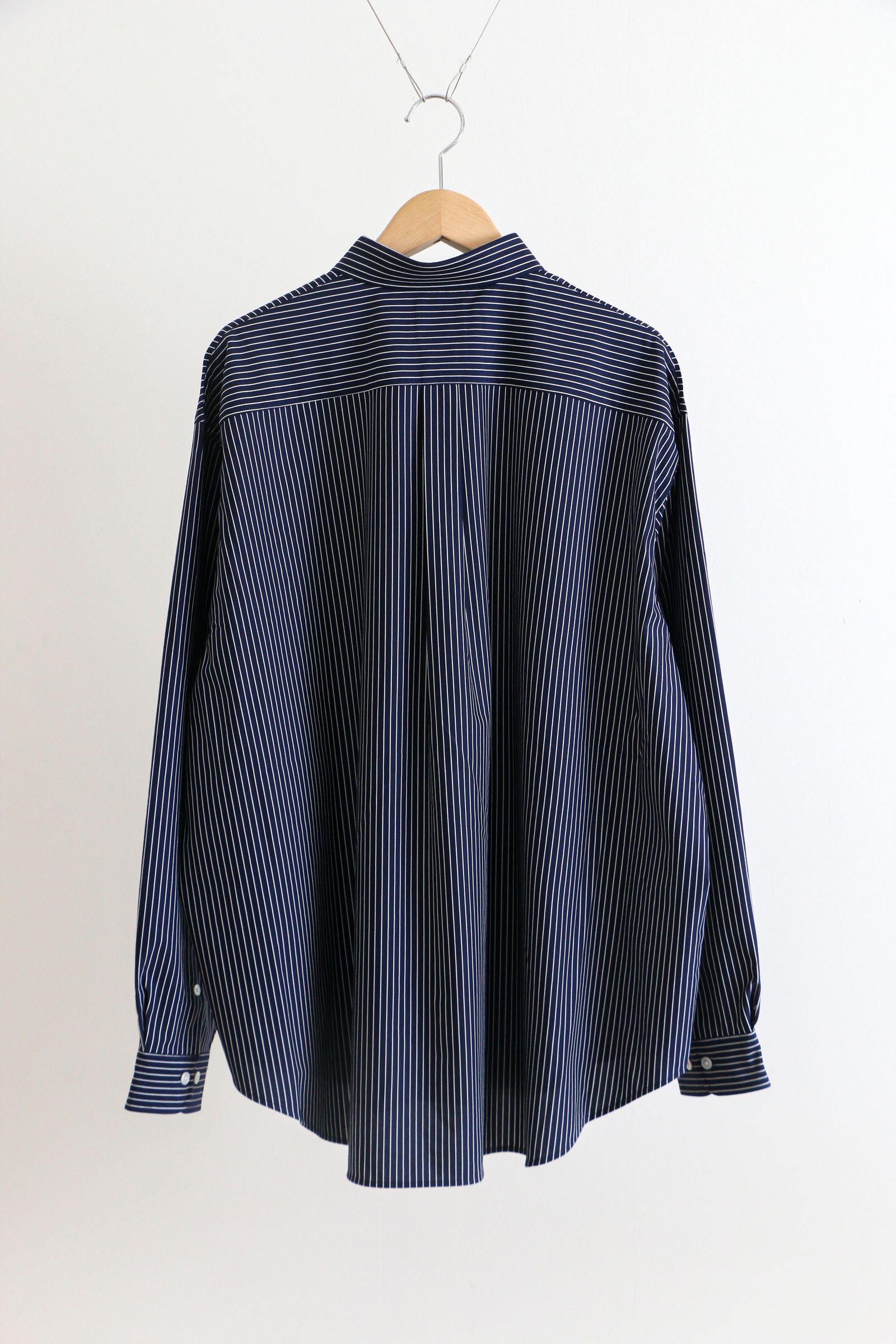 KANEMASA PHIL. - Pencil Stripe Dress Jersey Shirt / NAVY SP ...