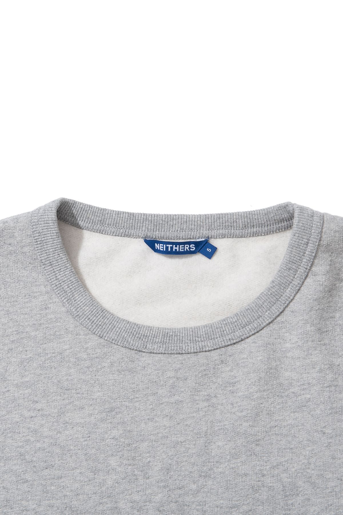 NEITHERS - NEWSBOY FLEECE-LINED SWEATSHIRT MELANGE GREY / スウェット / グレー | koko