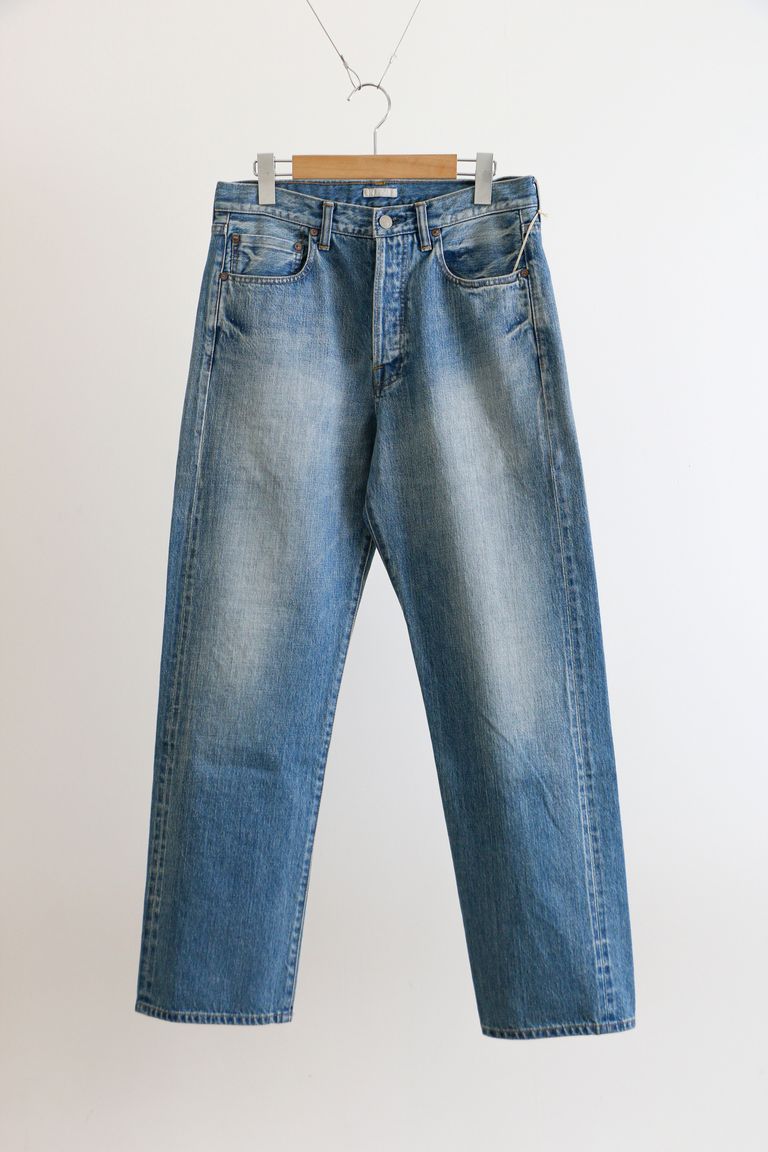 ULTERIOR - VINTAGE WASHED DENIM 5P PANTS BLUE / ヴィンテージ 