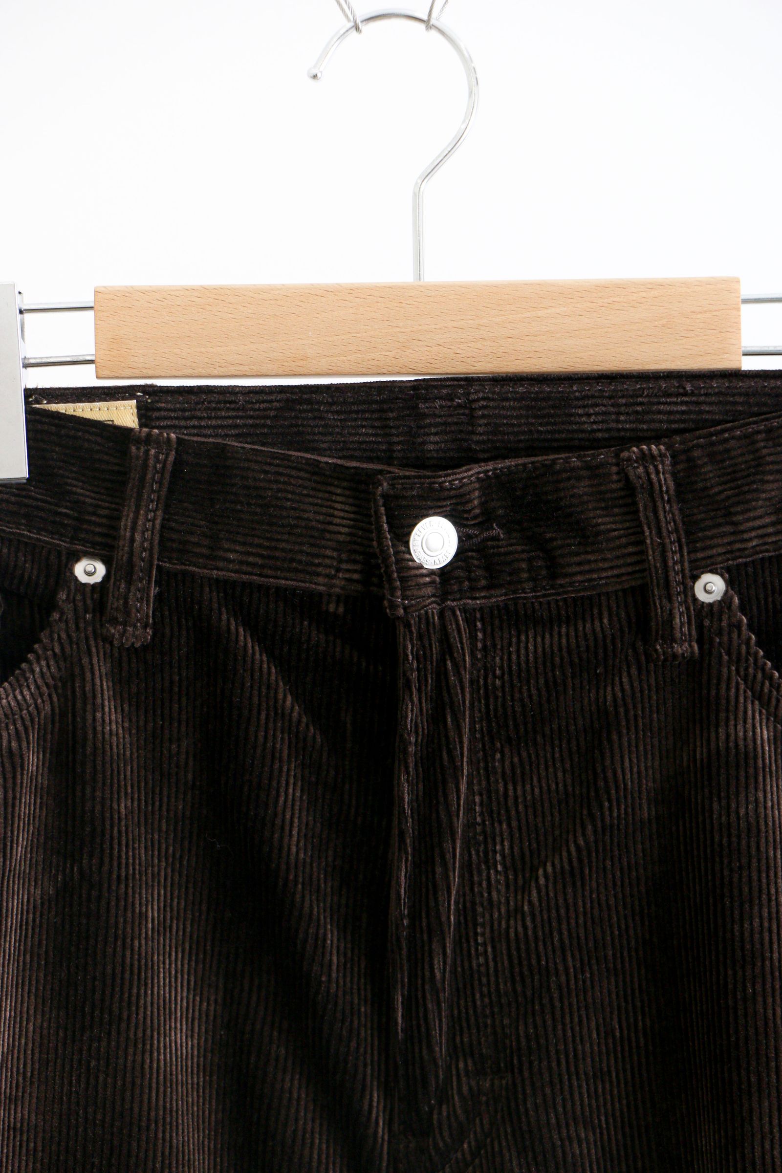 SEVEN BY SEVEN - CORDUROY WIDE PANTS - Modal Mix - Brown