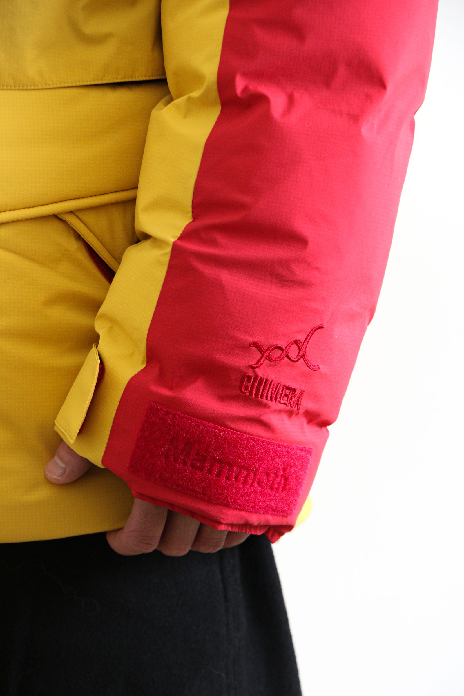 bal - BAL / MARMOT STEALTH POCKET MANMOTH PARKA RED YELLOW