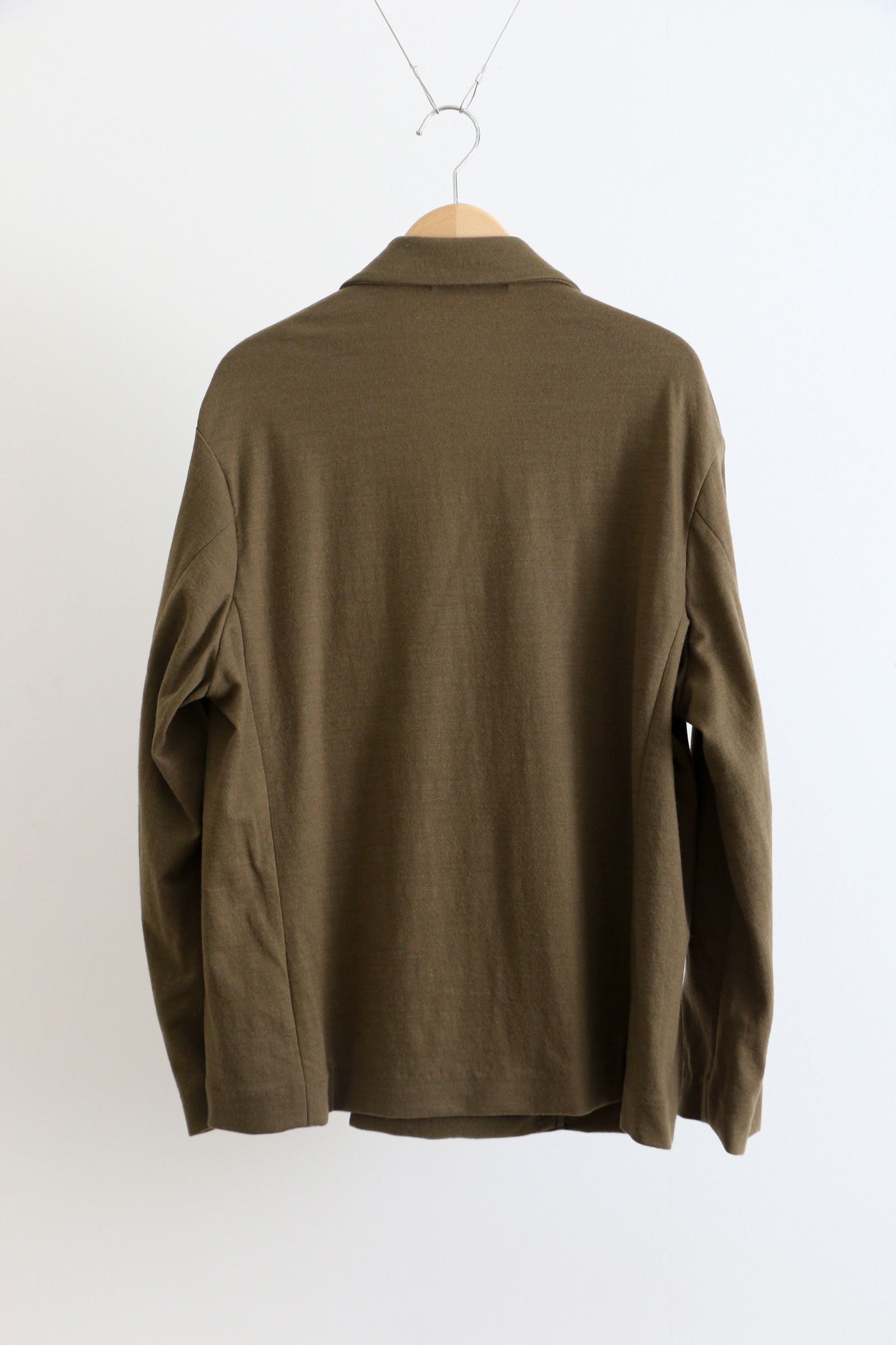 KANEMASA PHIL. - High Gauge Milled Wool Double Jacket KHAKI ...