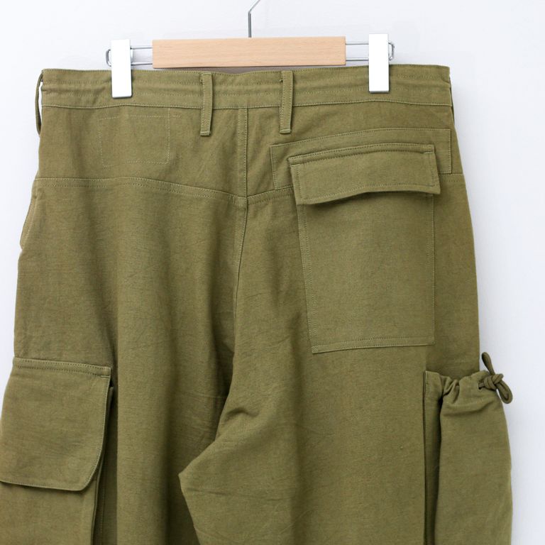 STORY mfg. - FORAGER PANTS OLIVE SLUB / フォレージャーパンツ 