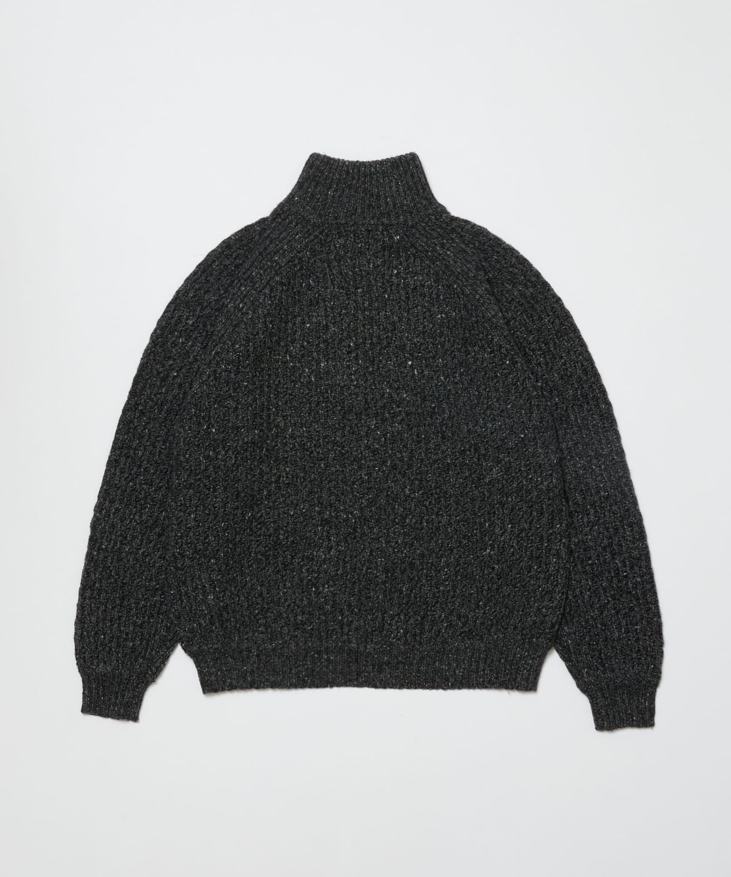 bal - DIAGONAL ZIP JACQUARD SWEATER DARK GREY / セーター | koko