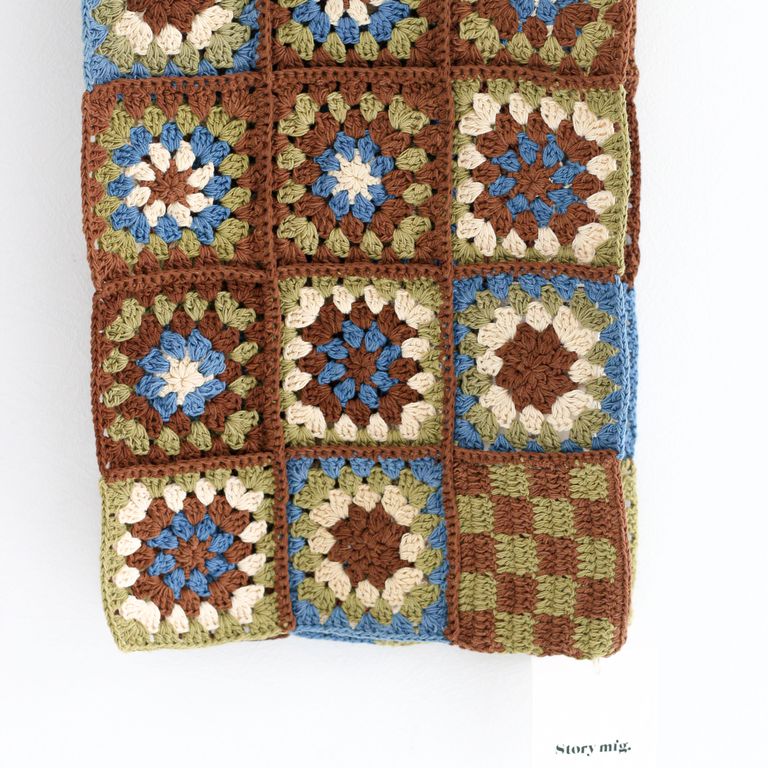 STORY mfg. - PIECE SCARF SLIM BROWN / ピーススカーフ / マフラー  