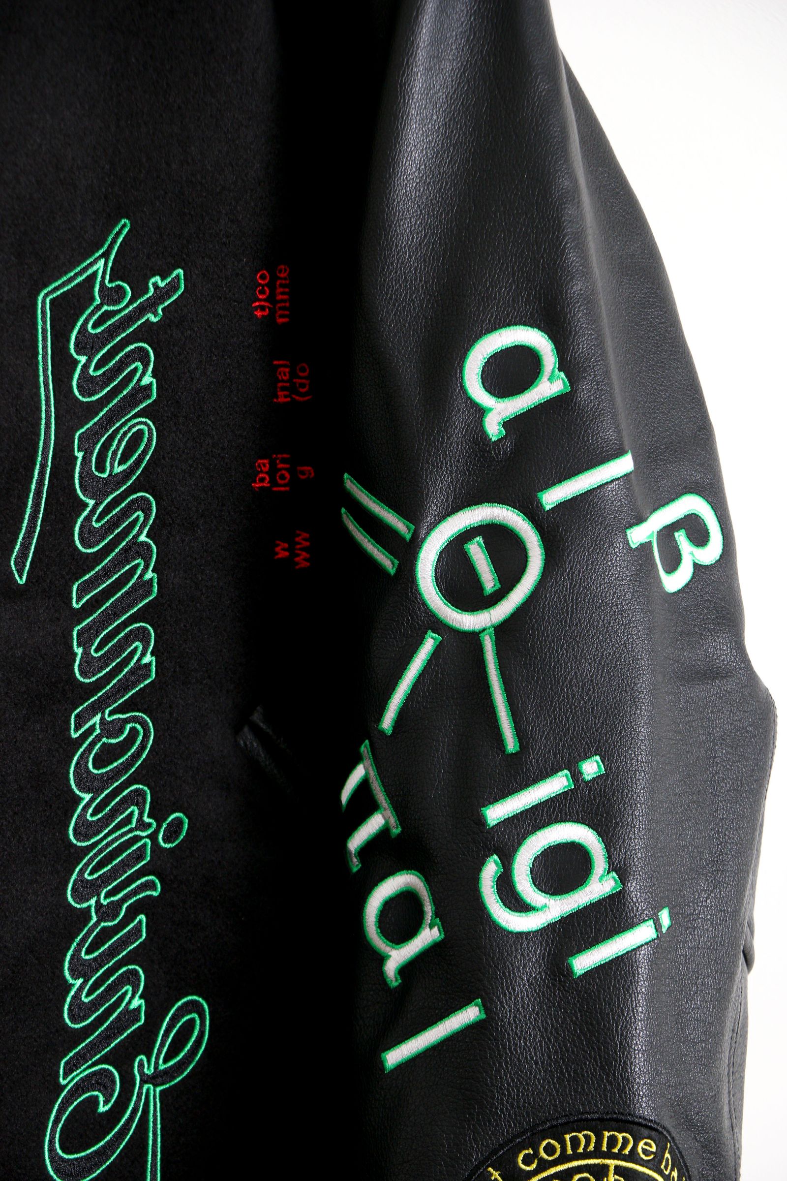 bal - ECHO VERSITY JACKET Black / バーシティージャケット