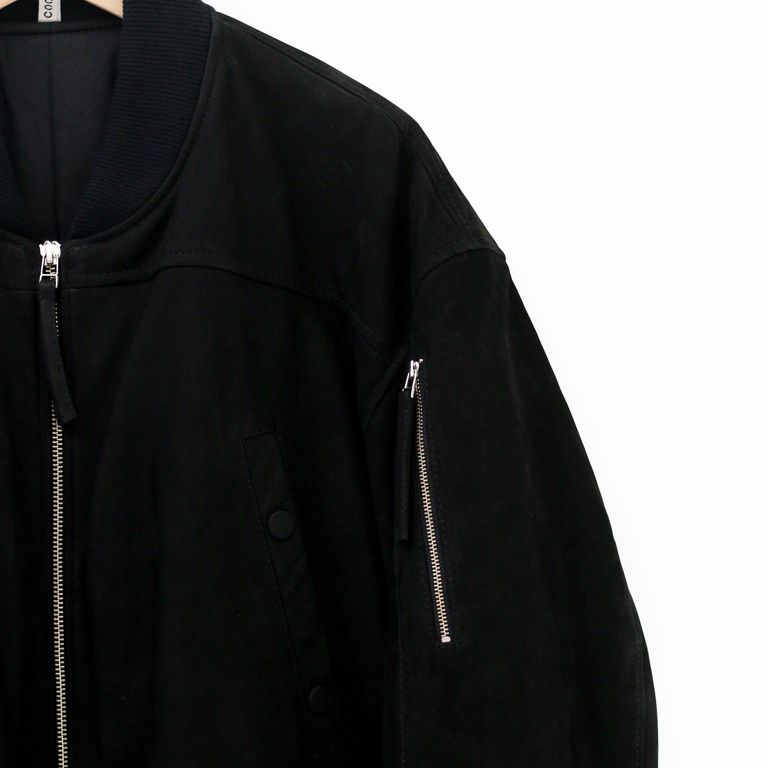 CCU - BOMBER JACKET BLACK SHEEP NUBUCK / ボンバージャケット 