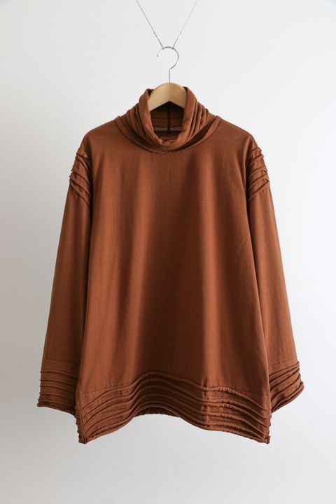 SPLENDER JERSEY - CUTOFF TURTLE JERSEY Brown