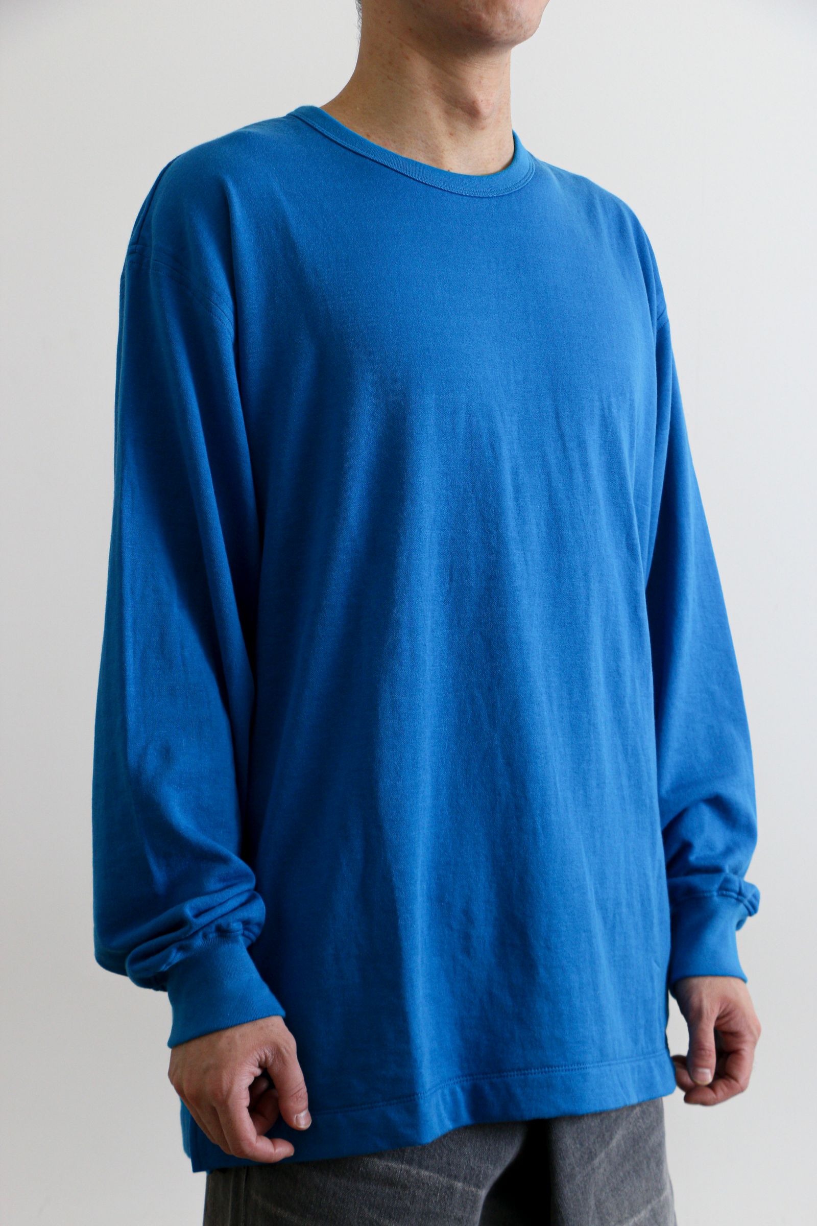 tone - TURTLE NECK LONG SLEEVE TEE Blue / ロングスリーブTシャツ ...
