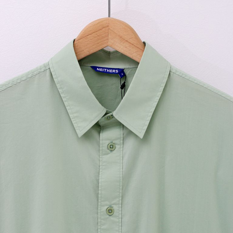 NEITHERS - Sleep Walker Apron L/S Shirt Light Green / スリープ  