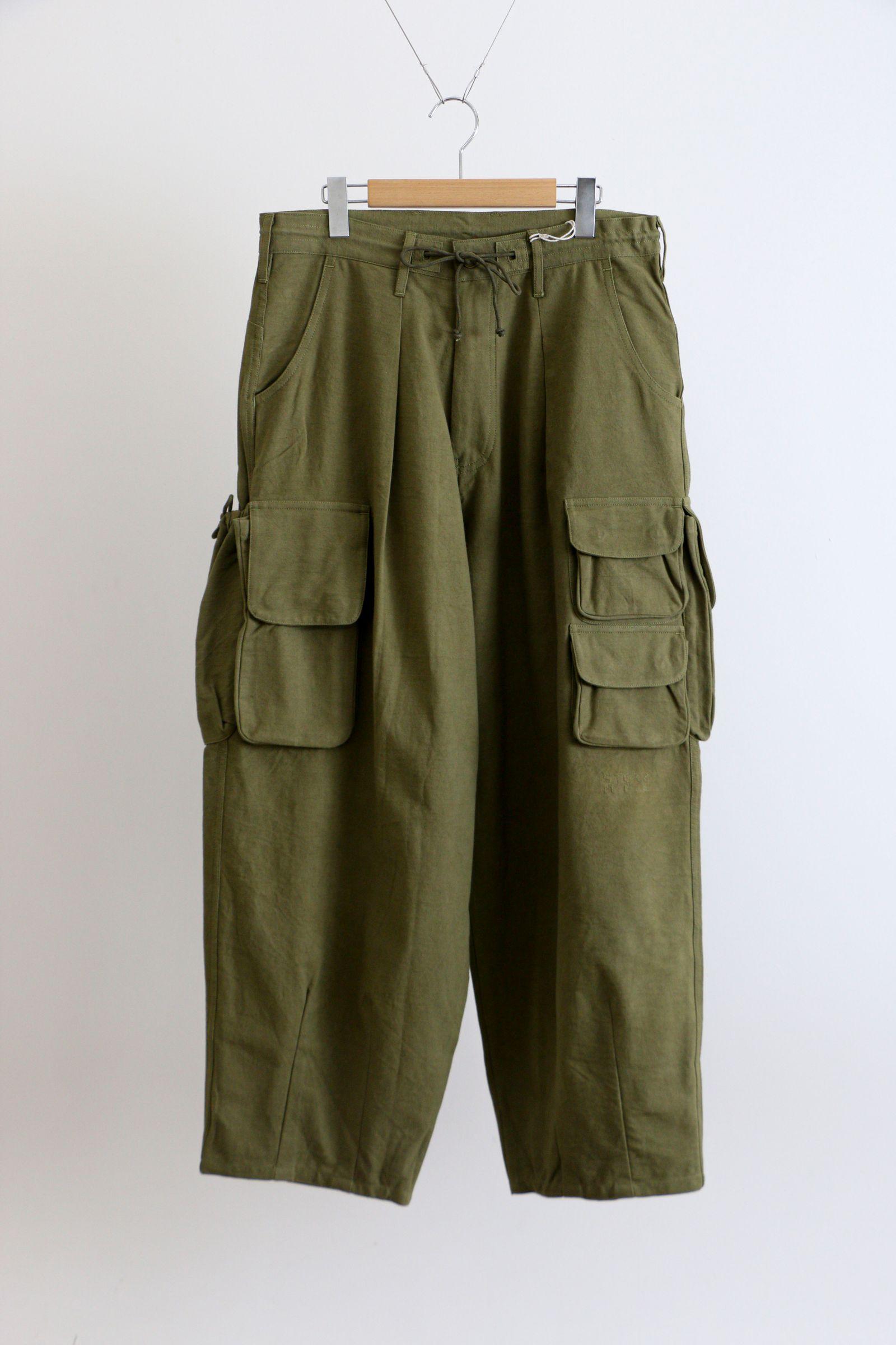 STORY mfg. - FORAGER PANTS OLIVE SLUB / フォレージャーパンツ