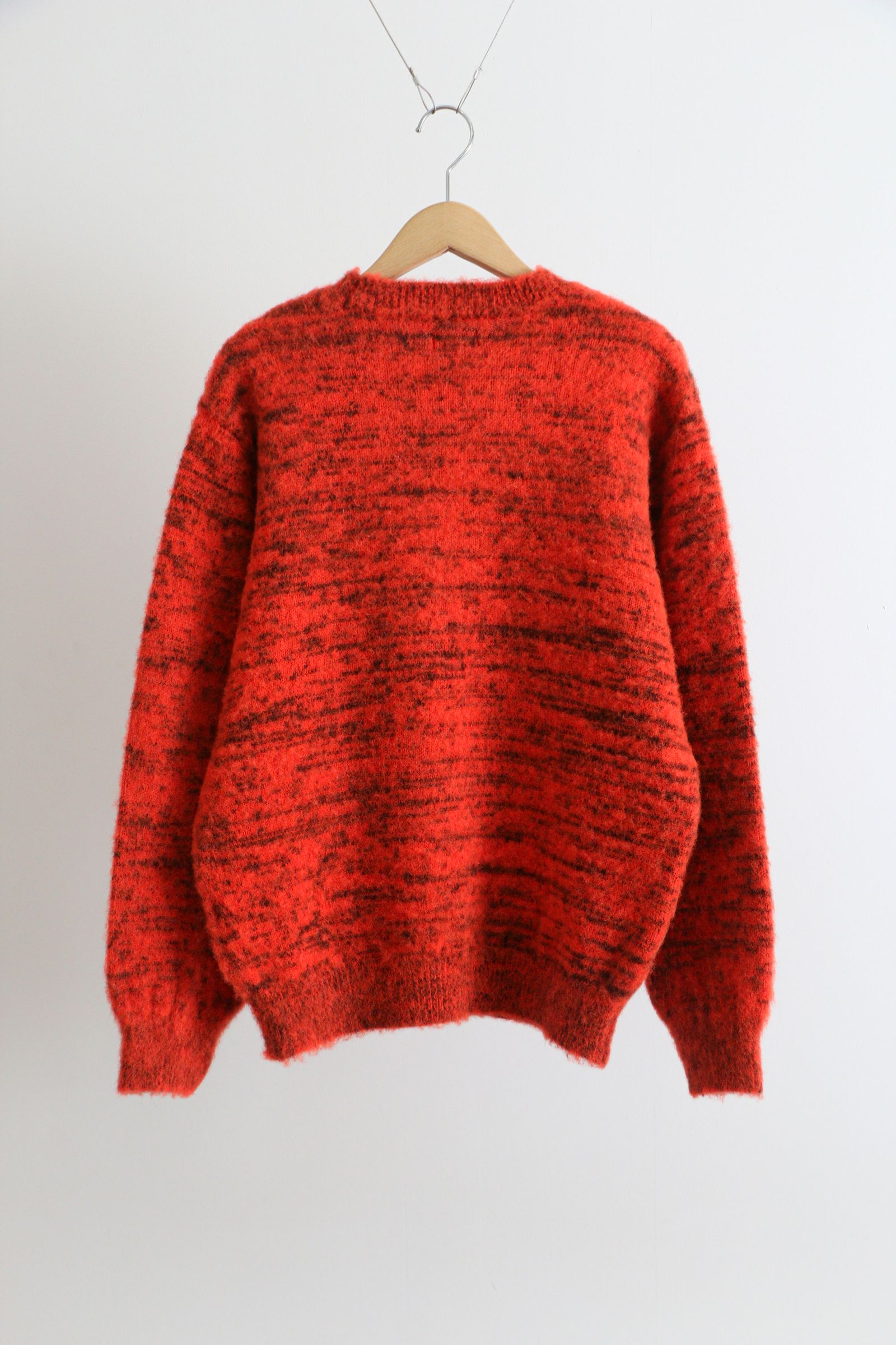 COOHEM - KOHEN SHAGGY DOG KNIT PULLOVER / 24ORANGE / 英国羊毛