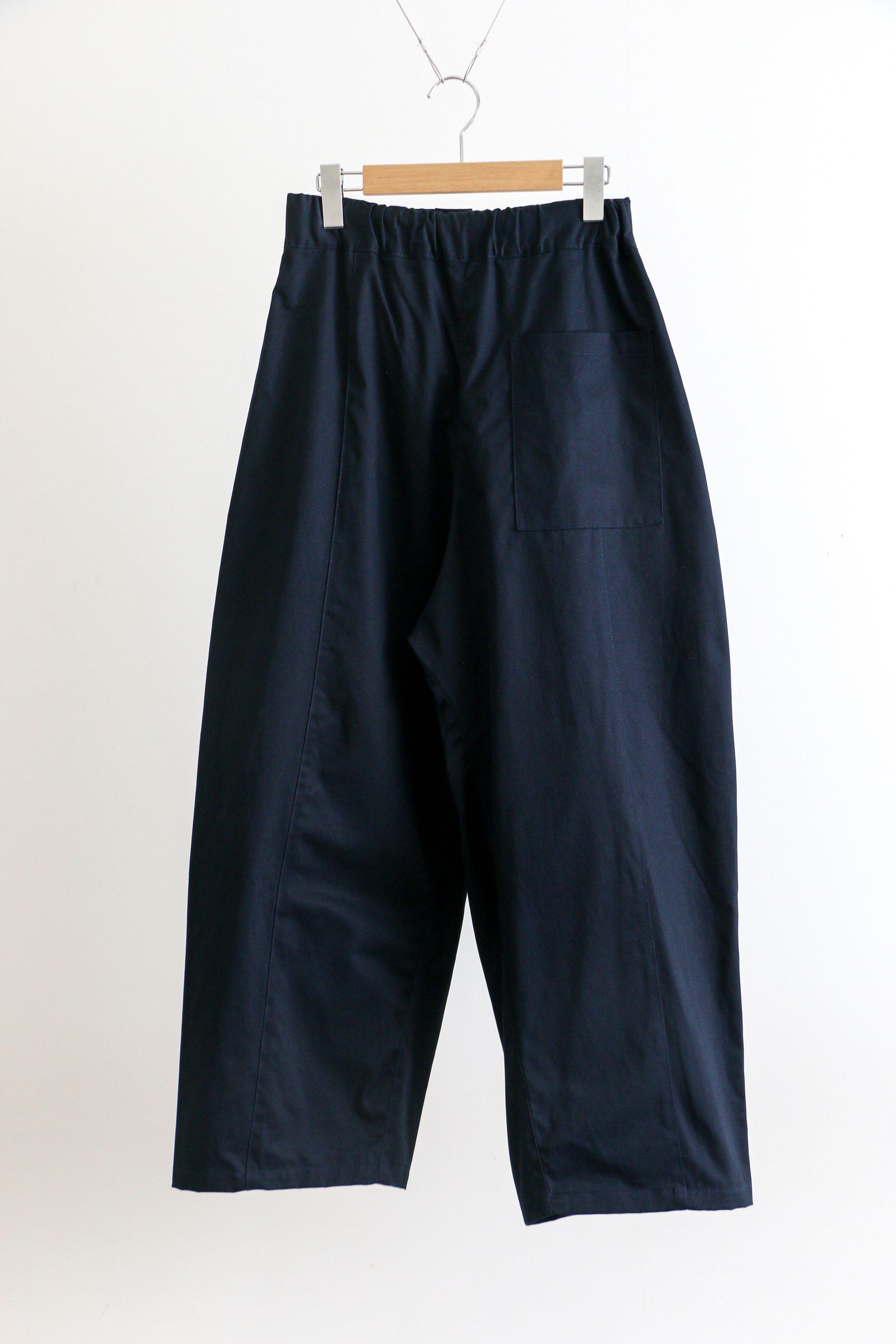 SAGE NATION - BOX PLEAT TROUSER NAVY / ボックスプリーツトラウザー / チノ / ボトムス / ネイビー |  koko