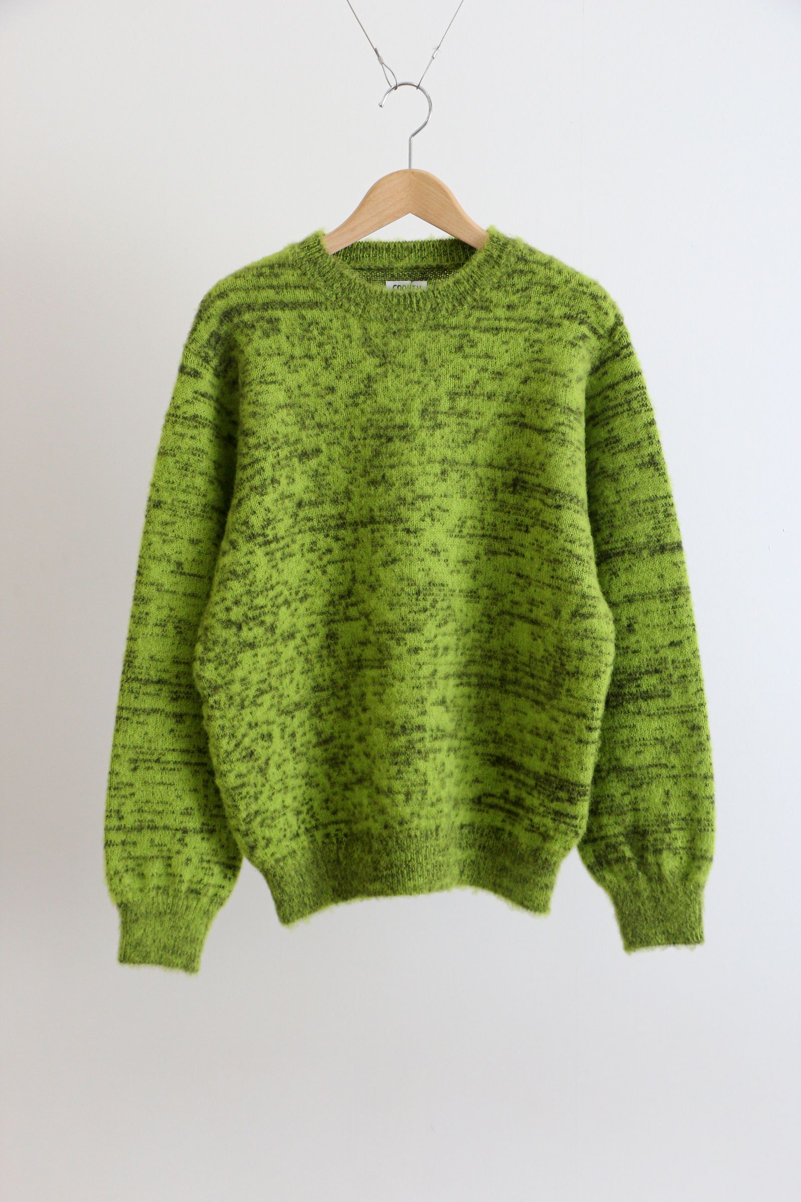 COOHEM - KOHEN SHAGGY DOG KNIT PULLOVER / 52GREEN / 英国羊毛