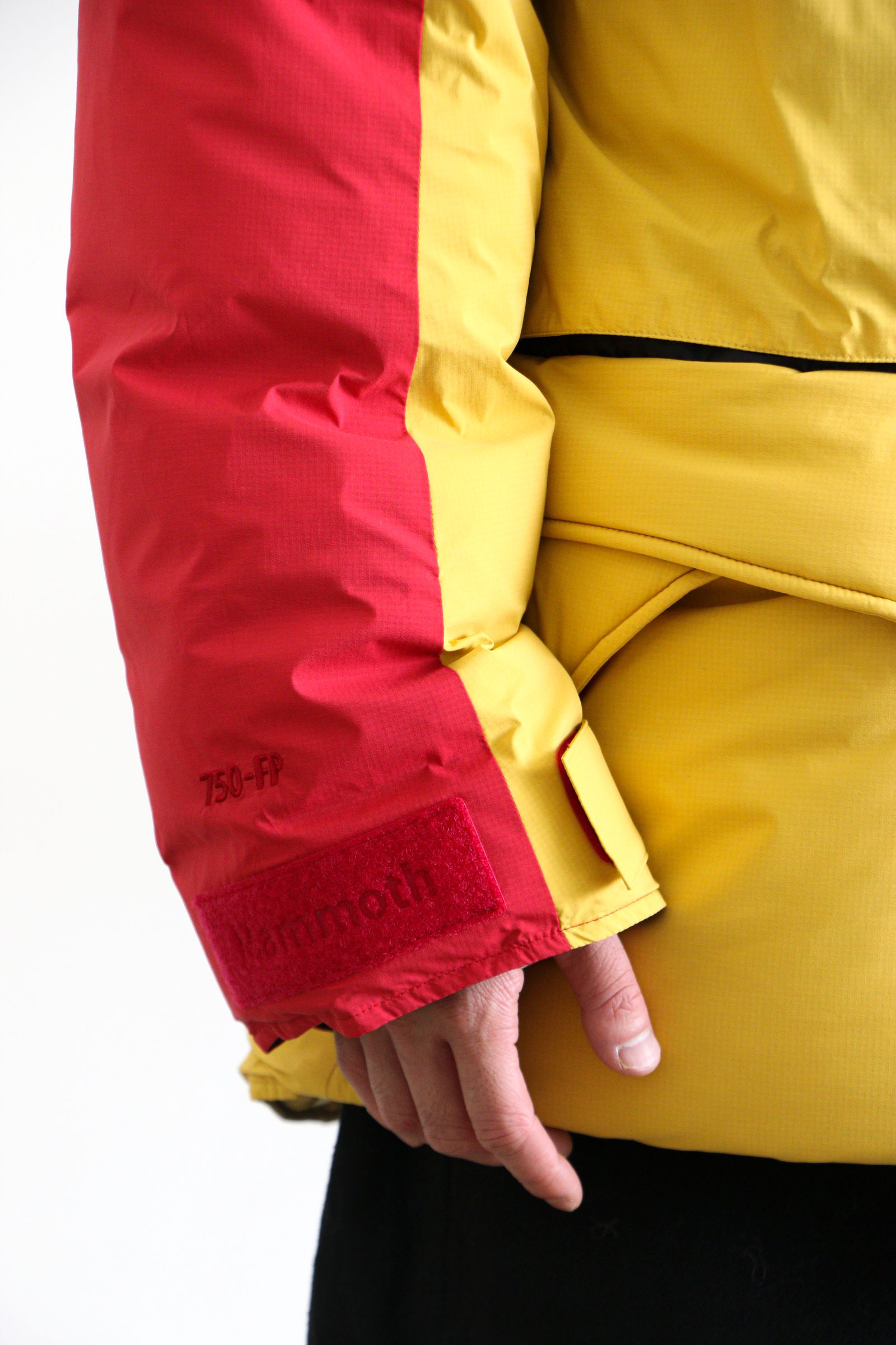 bal - BAL / MARMOT STEALTH POCKET MANMOTH PARKA RED YELLOW