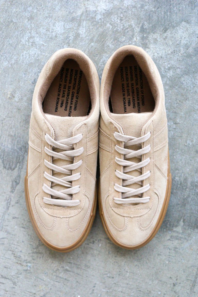 Reproduction of Found Skate German Army Trainer - Beige on Garmentory
