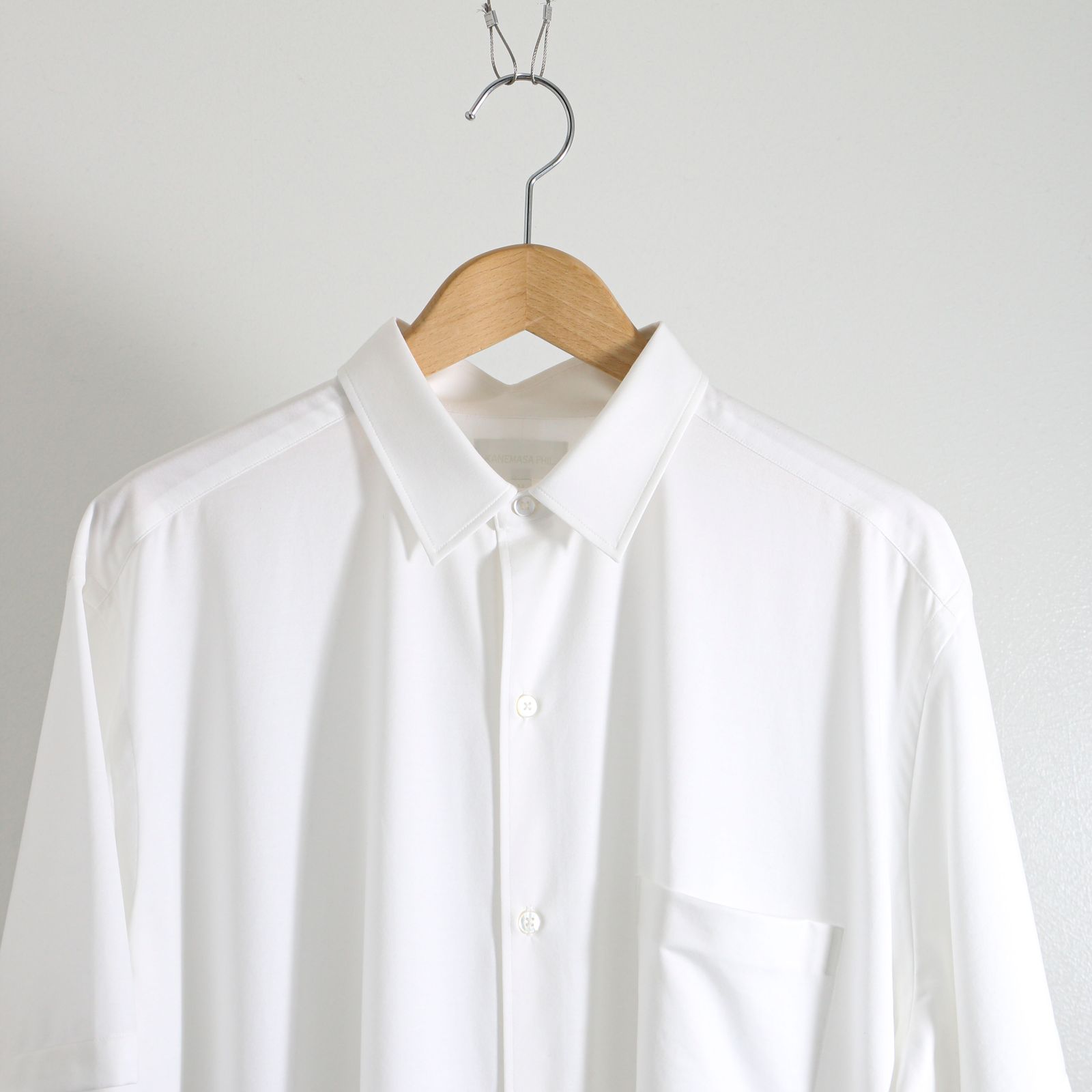 KANEMASA PHIL. - 46G Atmosphere SS Shirt WHITE / シャツ / ホワイト 