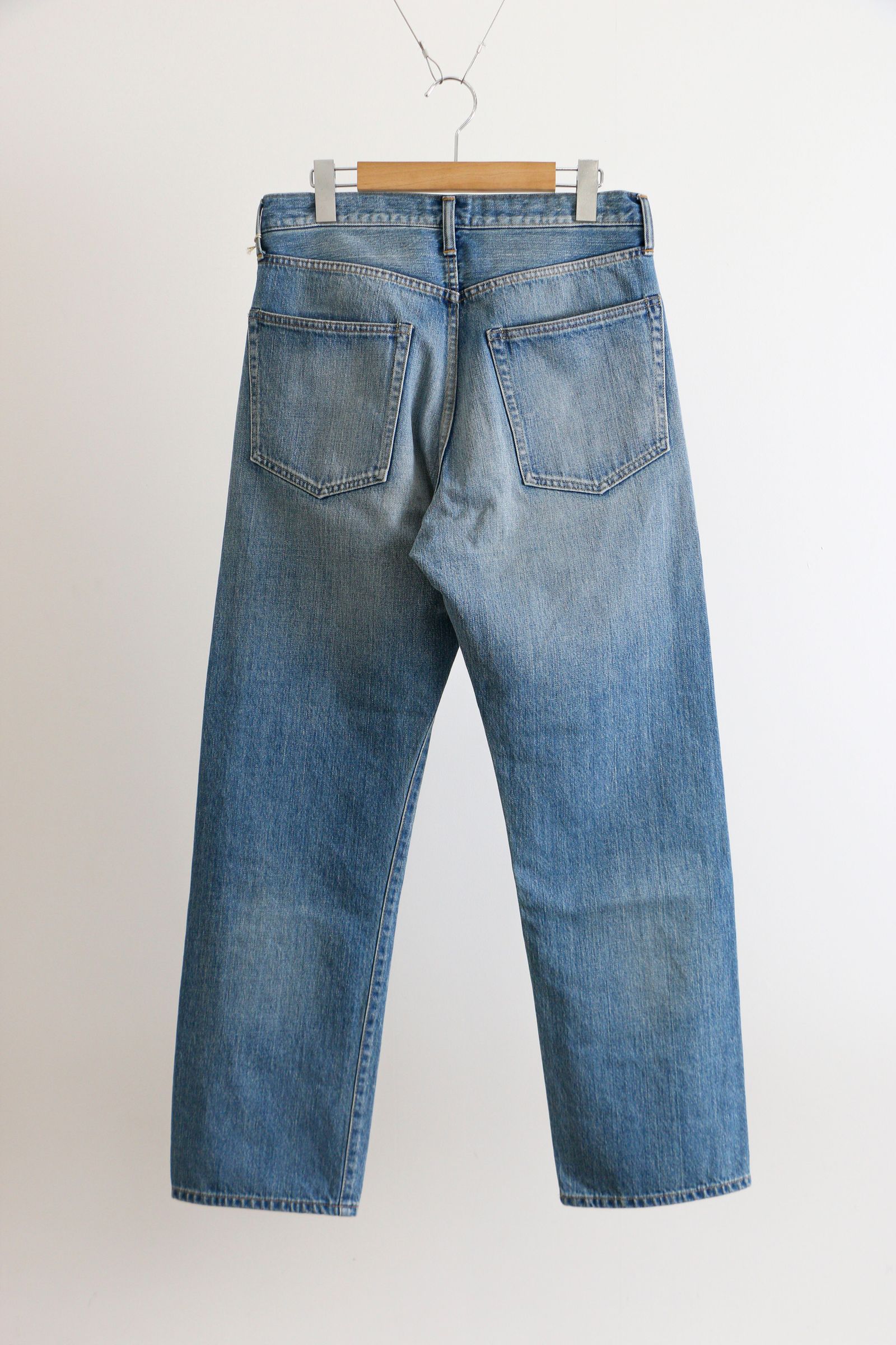 ULTERIOR - VINTAGE WASHED DENIM 5P PANTS BLUE / ヴィンテージ ウォッシュドデニム / 5ポケットパンツ  / ブルー | koko