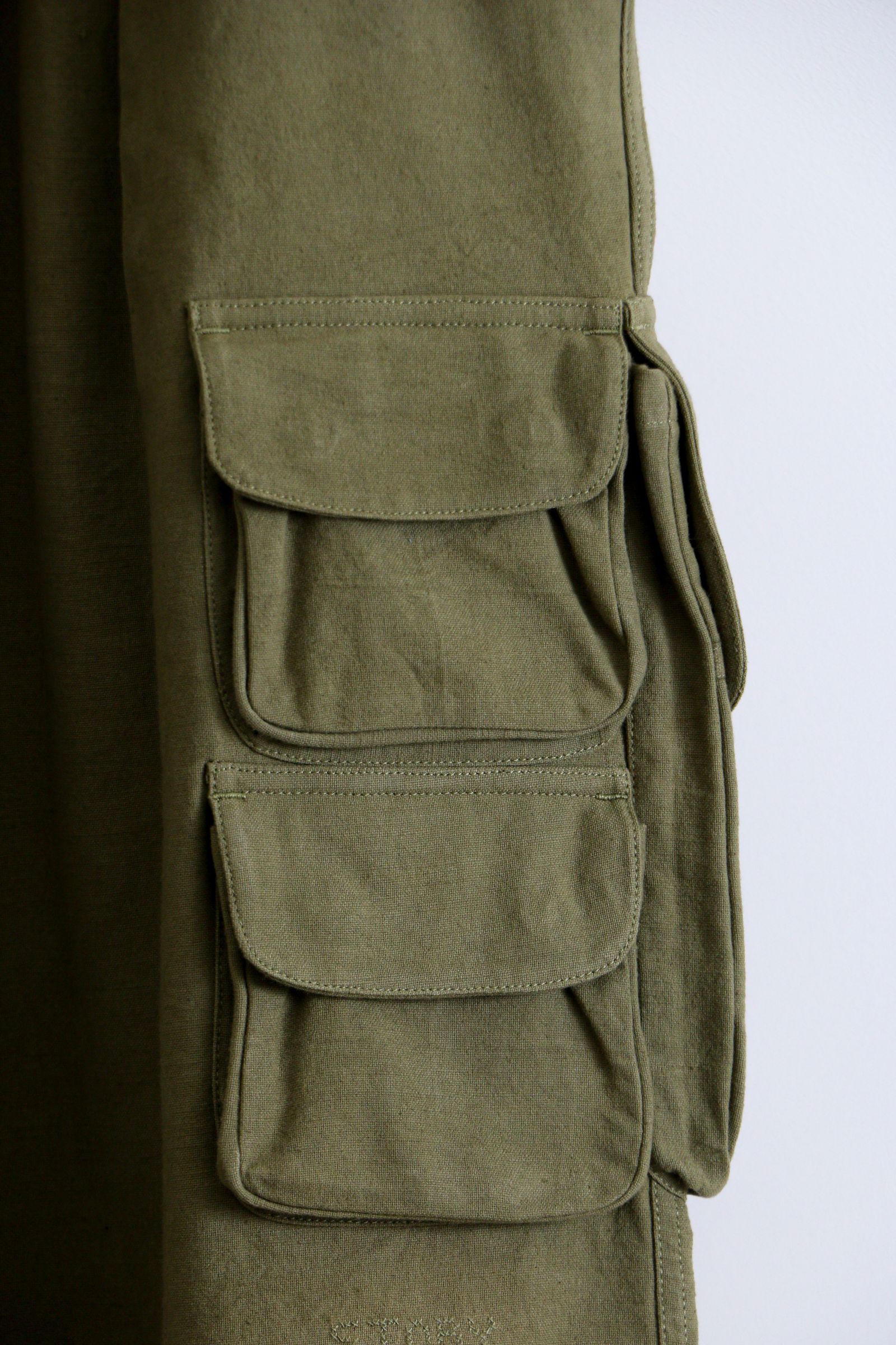 FORAGER PANTS OLIVE SLUB / フォレージャーパンツ / オリーブスラブ - S