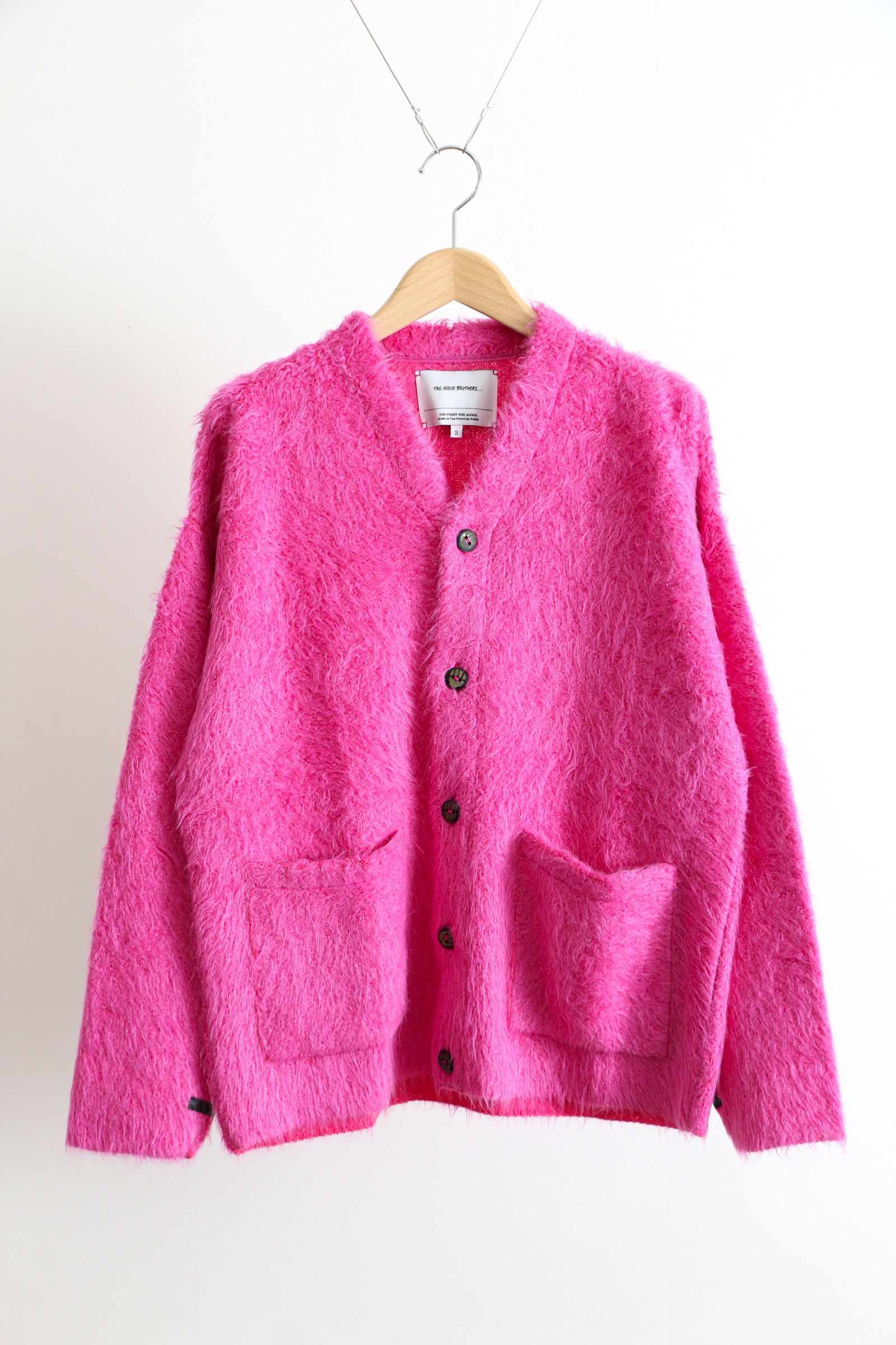 Suri Cardigan Pink / カーディガン / ピンク / アルパカ / ユニセックス - S