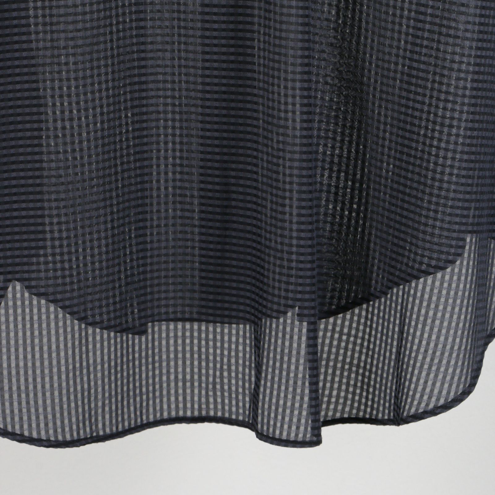 SEVEN BY SEVEN - SHEER WESTERN SHIRTS - Gingham check indian khadi ...