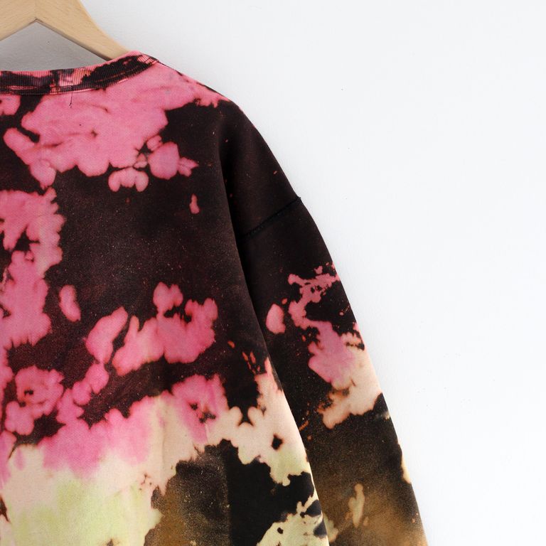 bal - LOGO TIE DYE CREW by YUKIDYE BLACK / タイダイ / クルーネック  