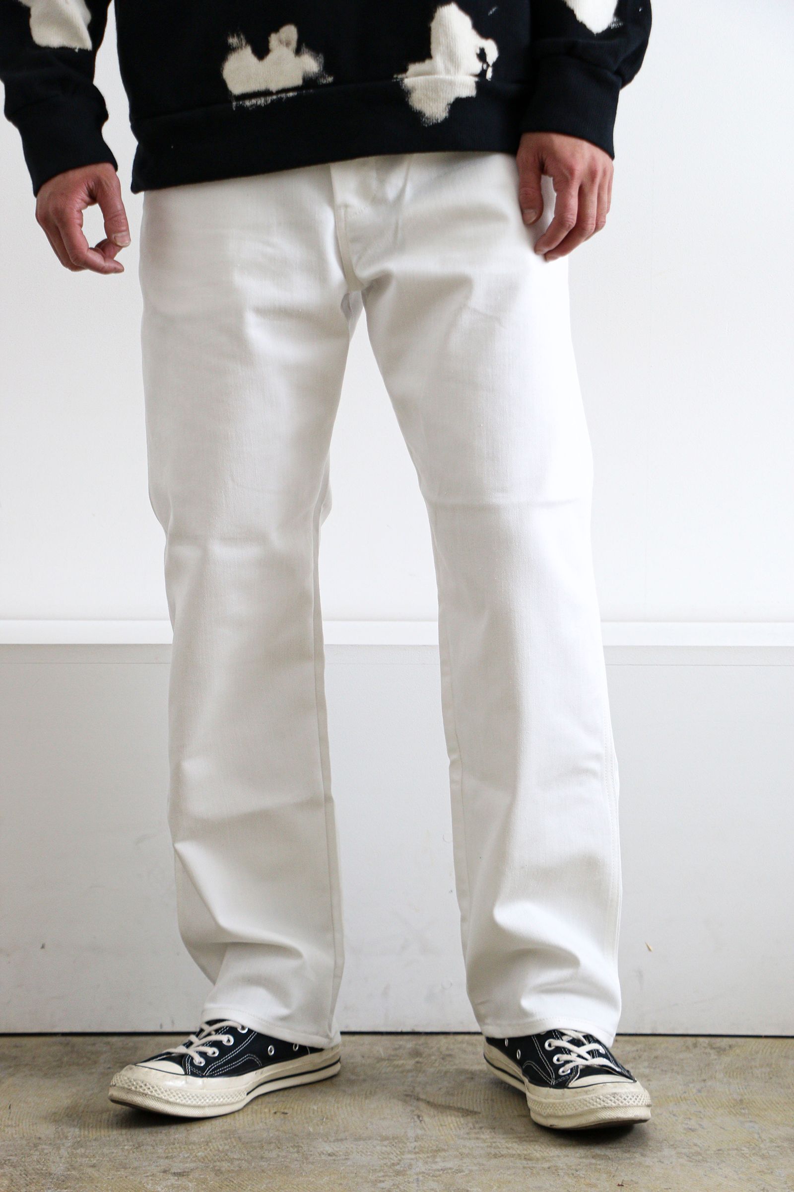 SON OF THE CHEESE - SON OF THE CHEESE 5pkt Painter Pants WHITE | koko