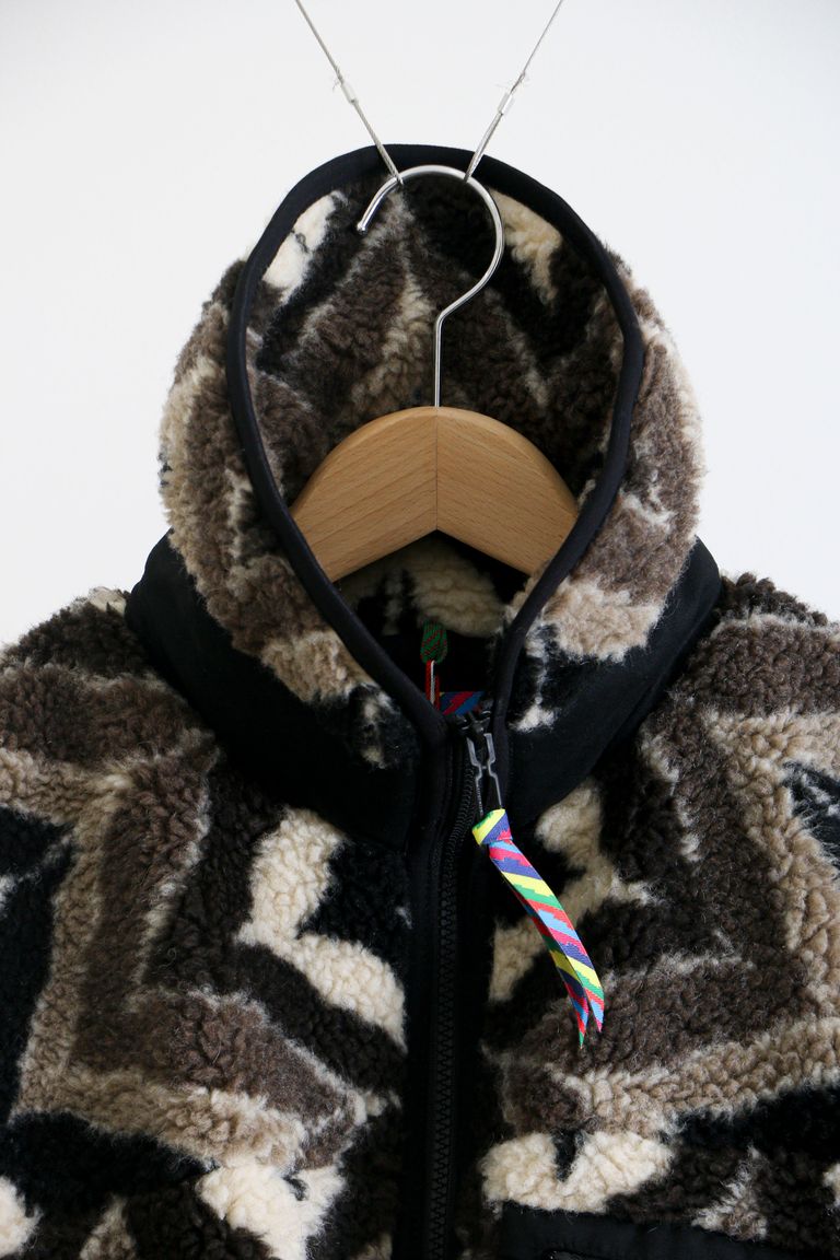 is-ness - is-ness Y(dot) BY NORDISK THM FLEECE JACKET REPEATING  