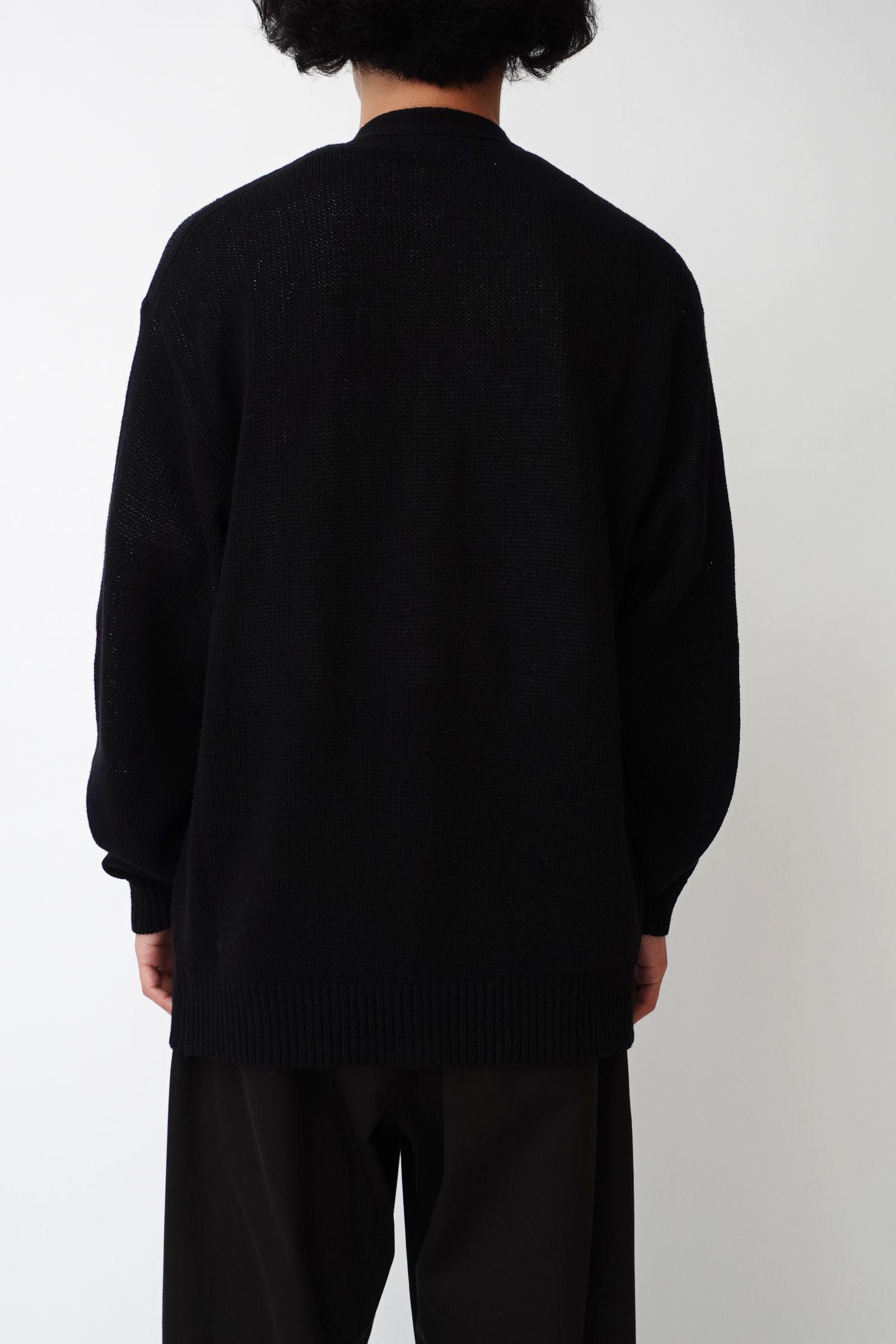 UNIVERSAL PRODUCTS - Dry Cotton Knit Cardigane BLACK | koko
