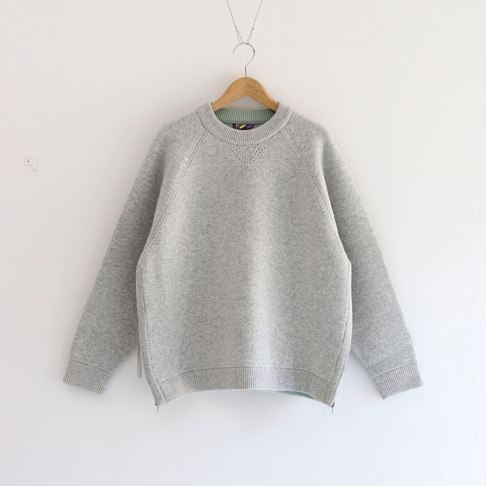 is-ness - VENTILATION KNITTED CREW / ベンチレーション