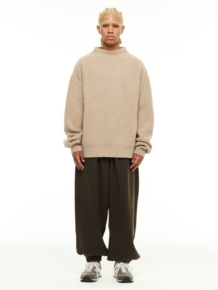 MERELY MADE - MERELY SUPER COMFY KNITTING JOGGER PANTS WOOD GREEN 