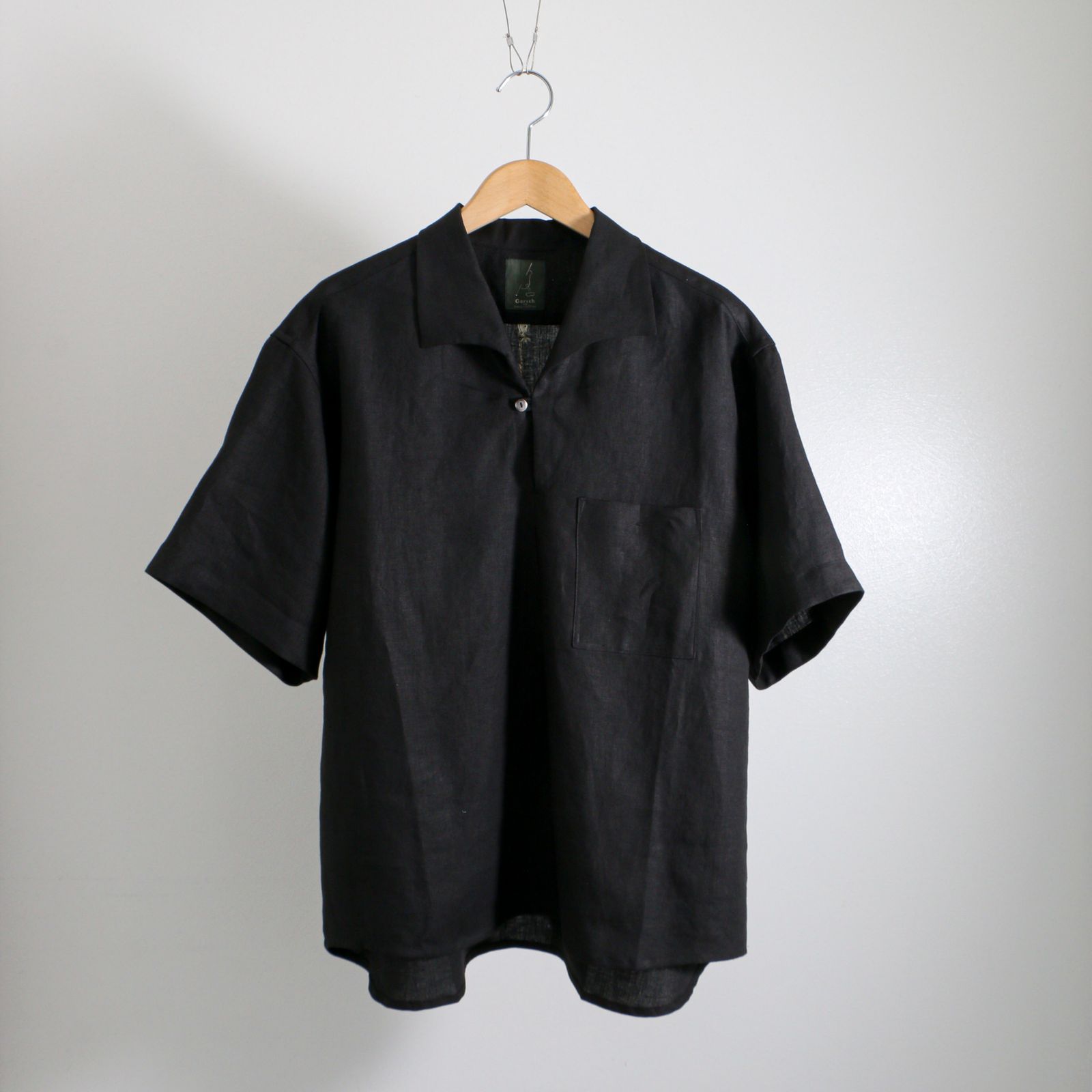 Gorsch Capli short sleeve shirt Black / カプリショートスリーブシャツ / - 48