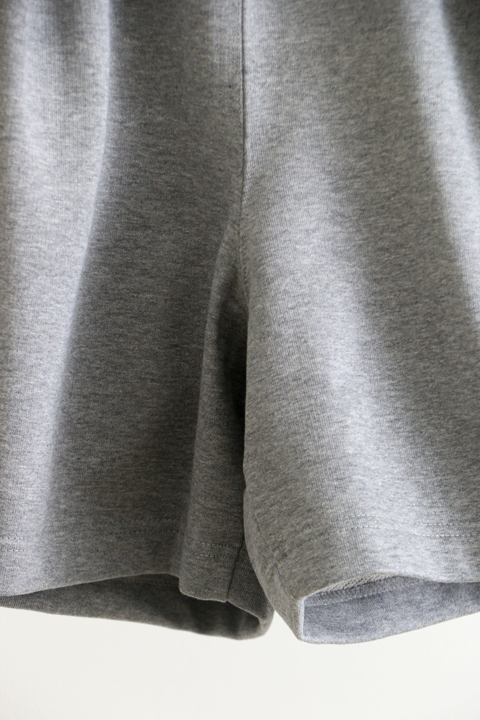 is-ness - WIDE SWEAT SHORTS Gray / ワイドスウェットショーツ