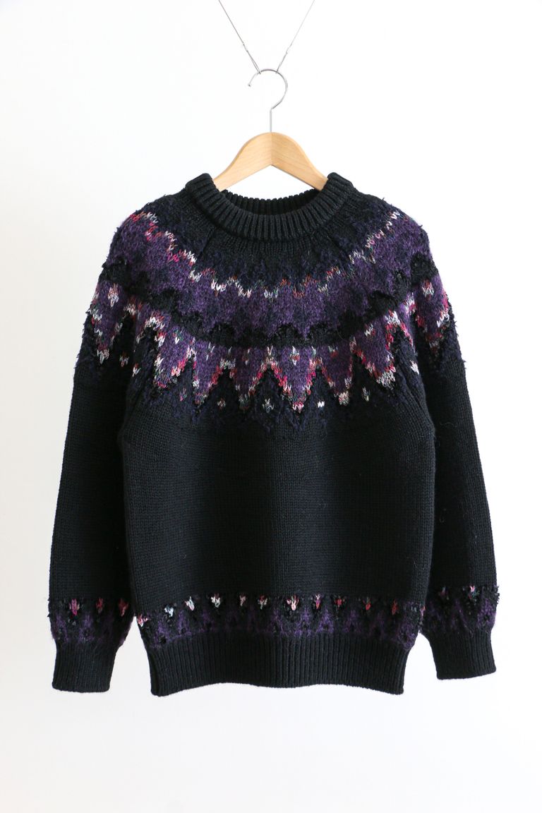 COOHEM - KOHEN NORDIC KNIT P/O 14BLACK | koko