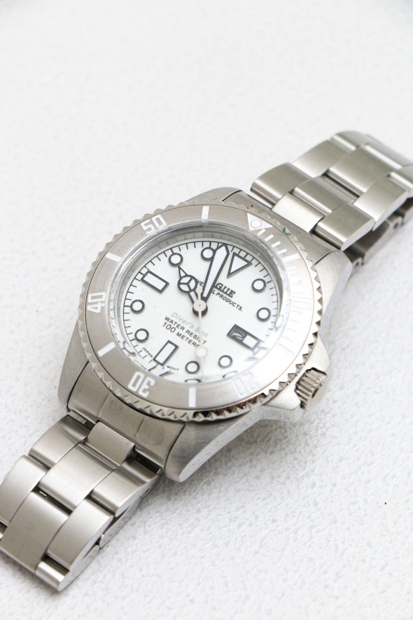 UNIVERSAL PRODUCTS - DIVER'S SON MONO(VAGUE WATCH)SILVER | koko