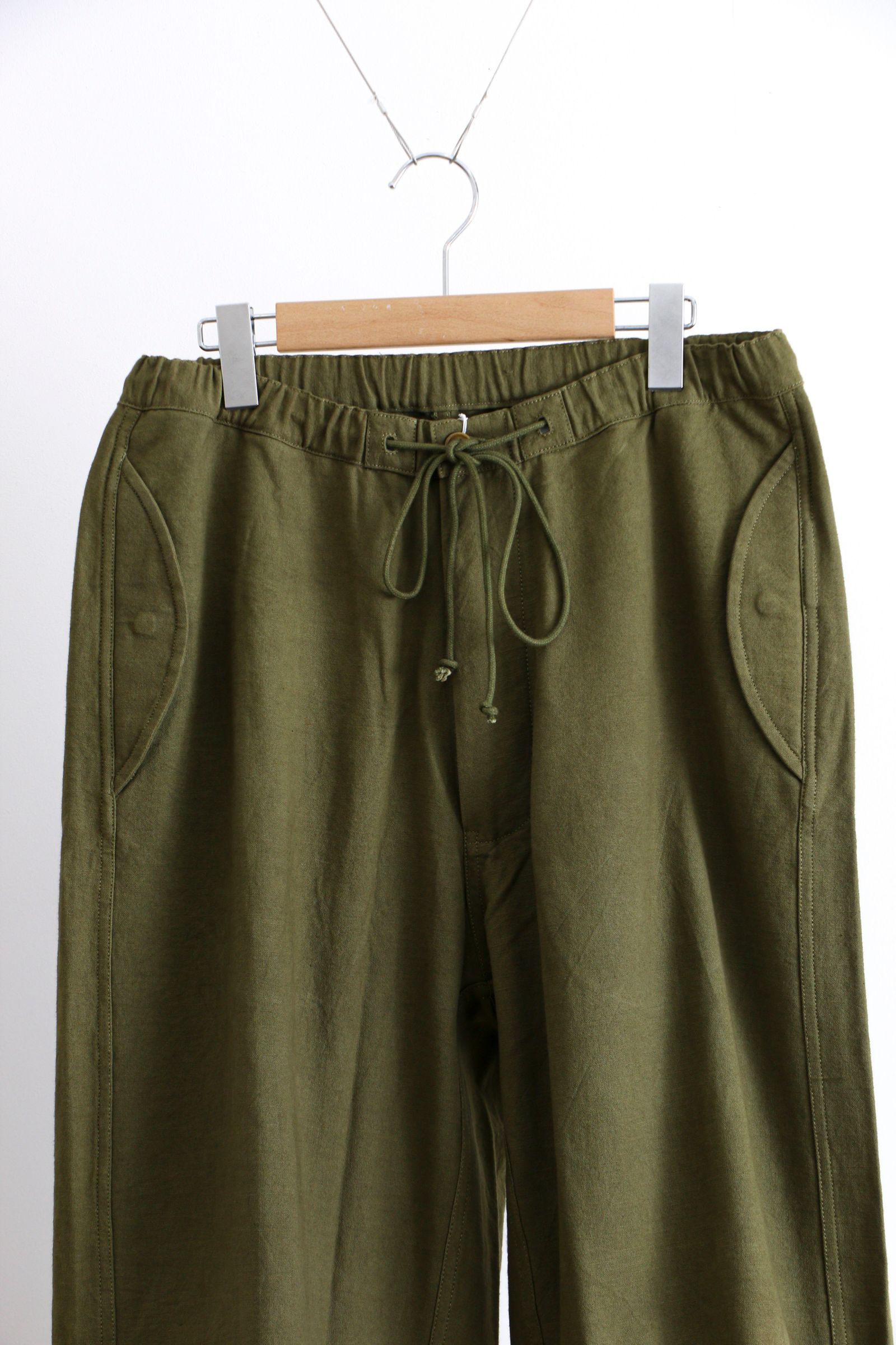 STORY mfg. - Story mfg. Paco Pants - Khaki Slub / オーガニック