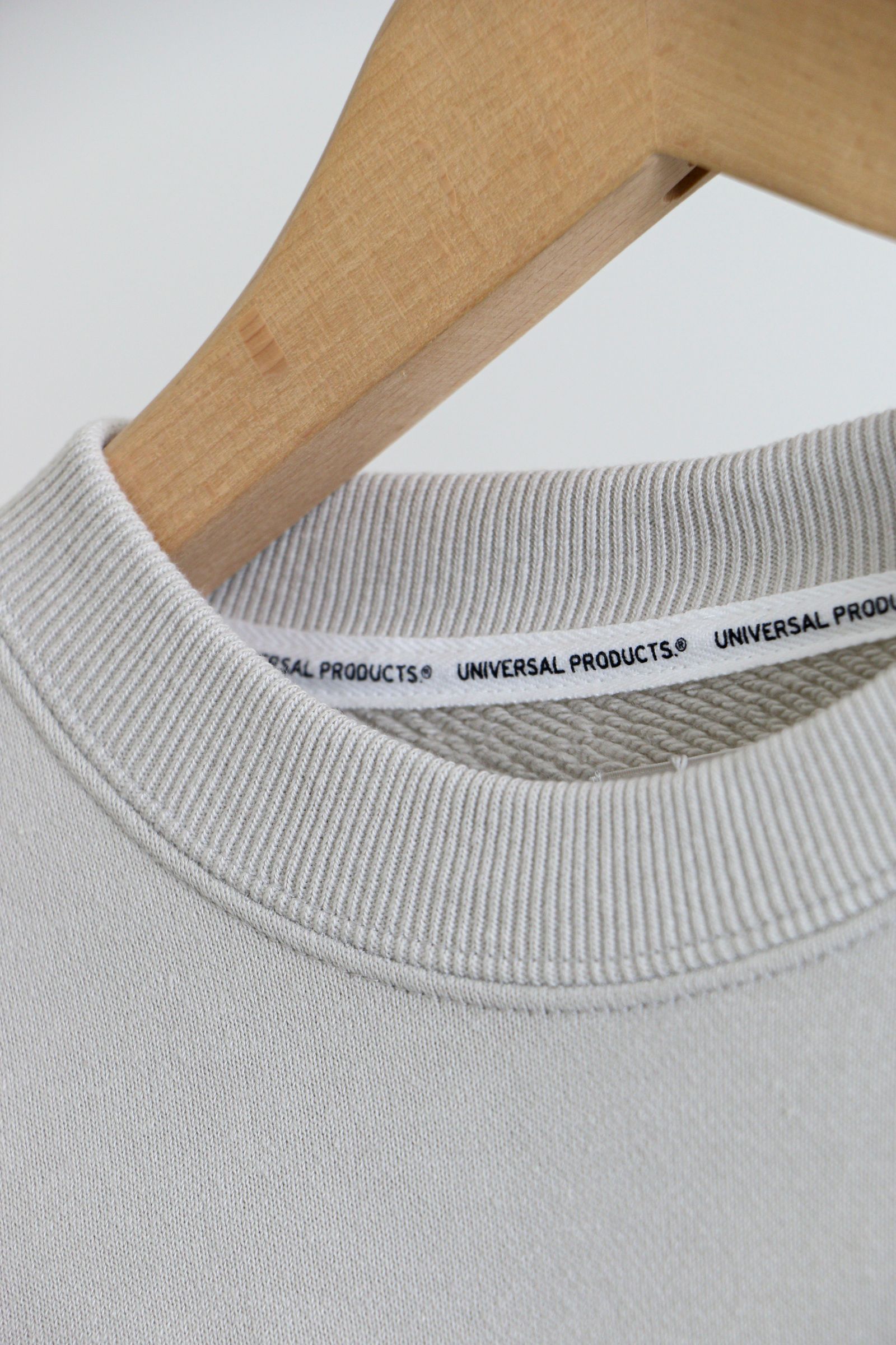UNIVERSAL PRODUCTS - JUMBERCA CREW NECK SWEAT L.GRAY