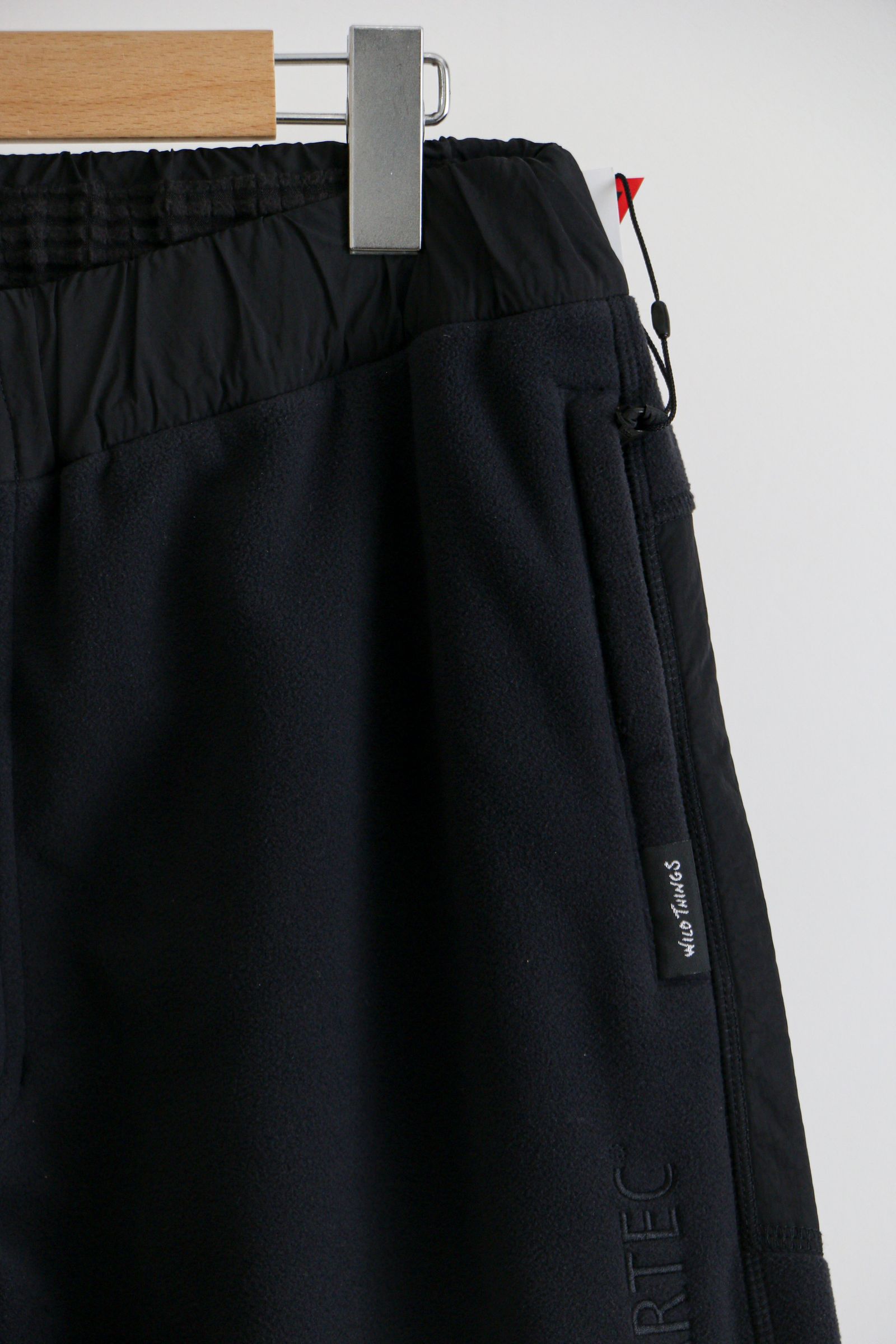 WILD THINGS - POLARTEC Wind Pro COMFY PANTS / BLACK / ポーラテック