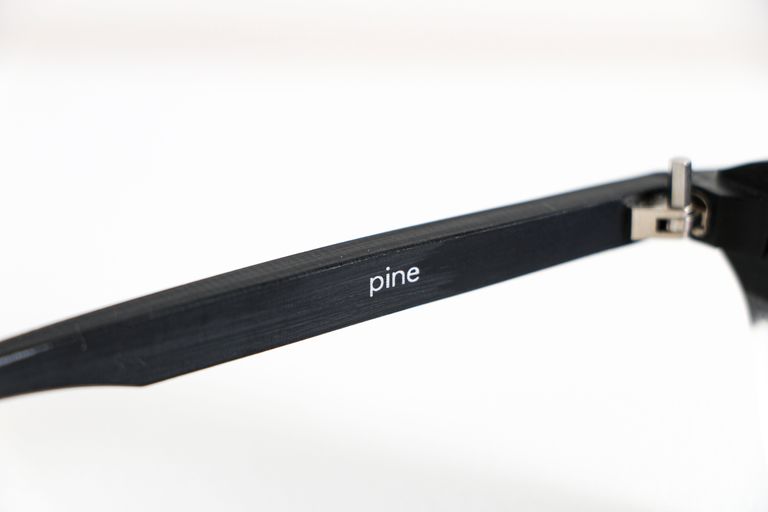 pine メガネ 1031ブラック 希少 凄まじく 度付き