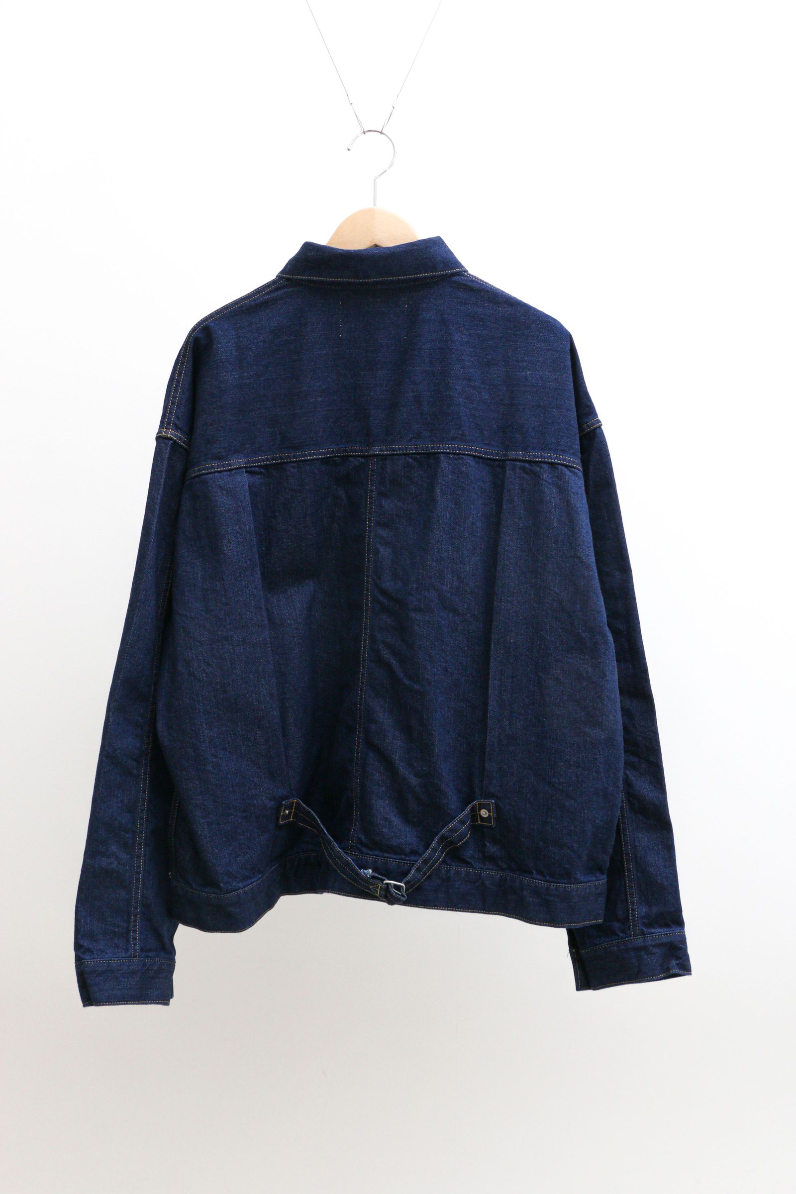 1ST TYPE DENIM JACKET - Selvedge denim - - S