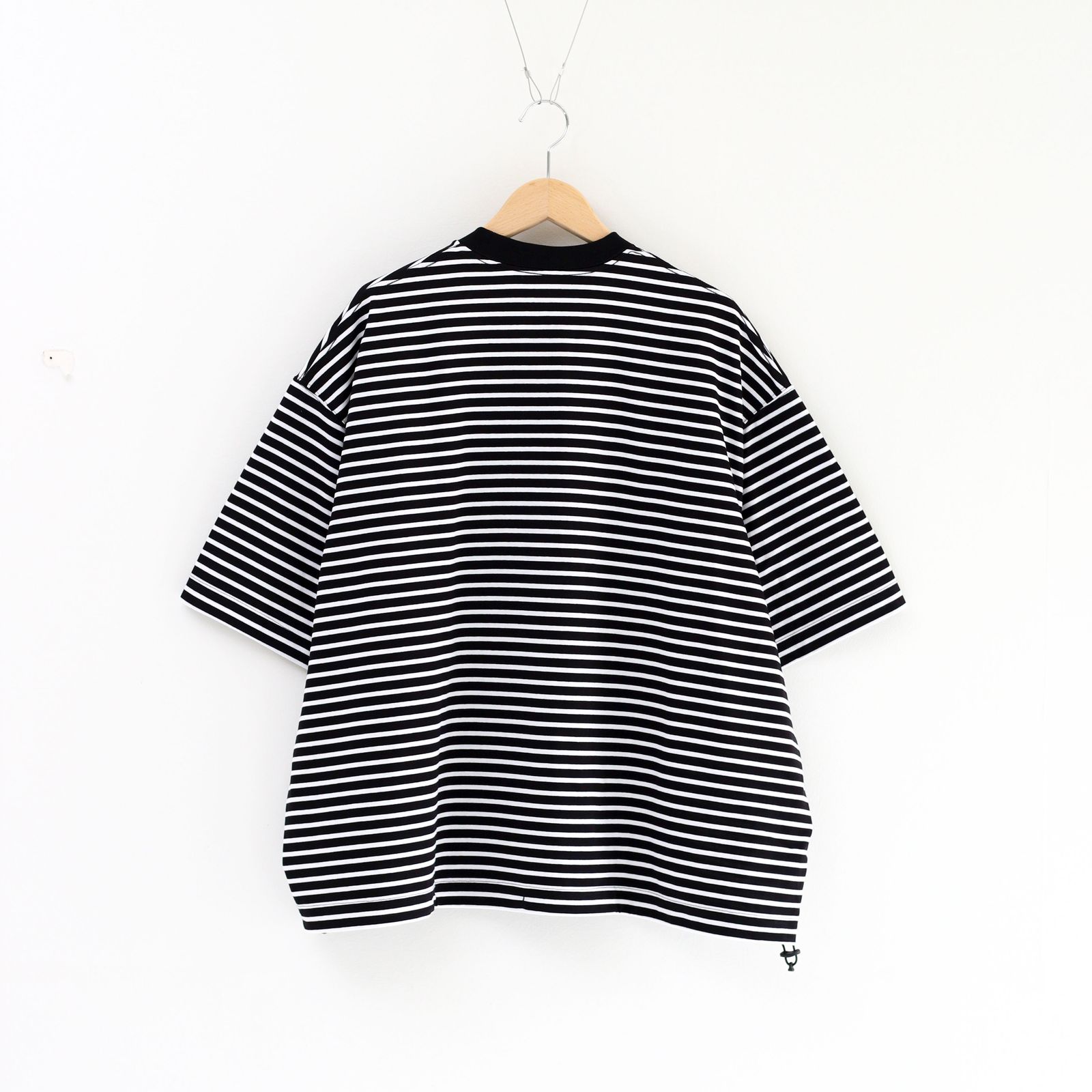 is-ness - BALLOON STRIPES T SHIRT BLACK x WHITE border / バルーンTシャツ / ブラック /  ホワイト / ボーダー | koko