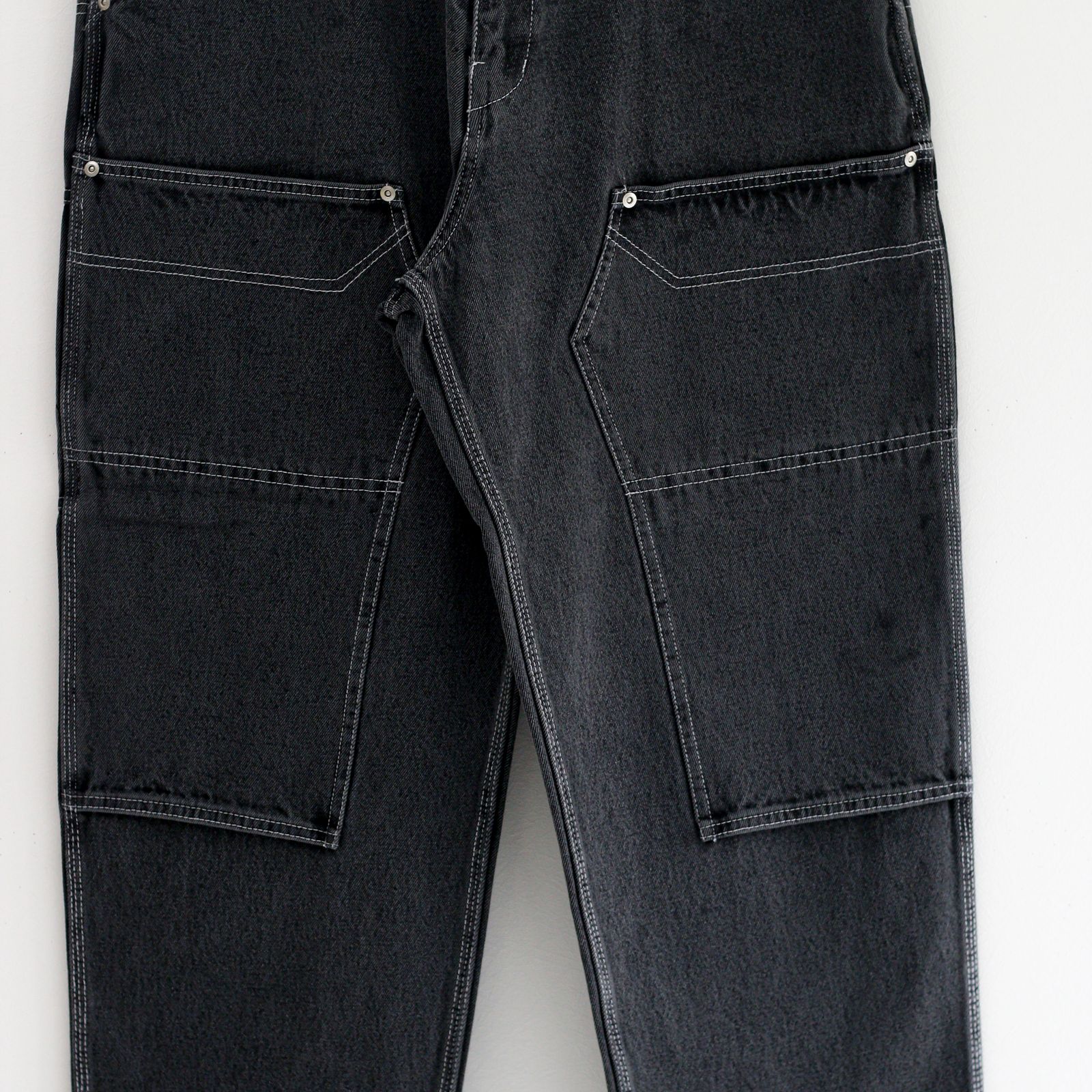 bal - LOOSE FIT DENIM WORK PANT BLACK / デニムパンツ