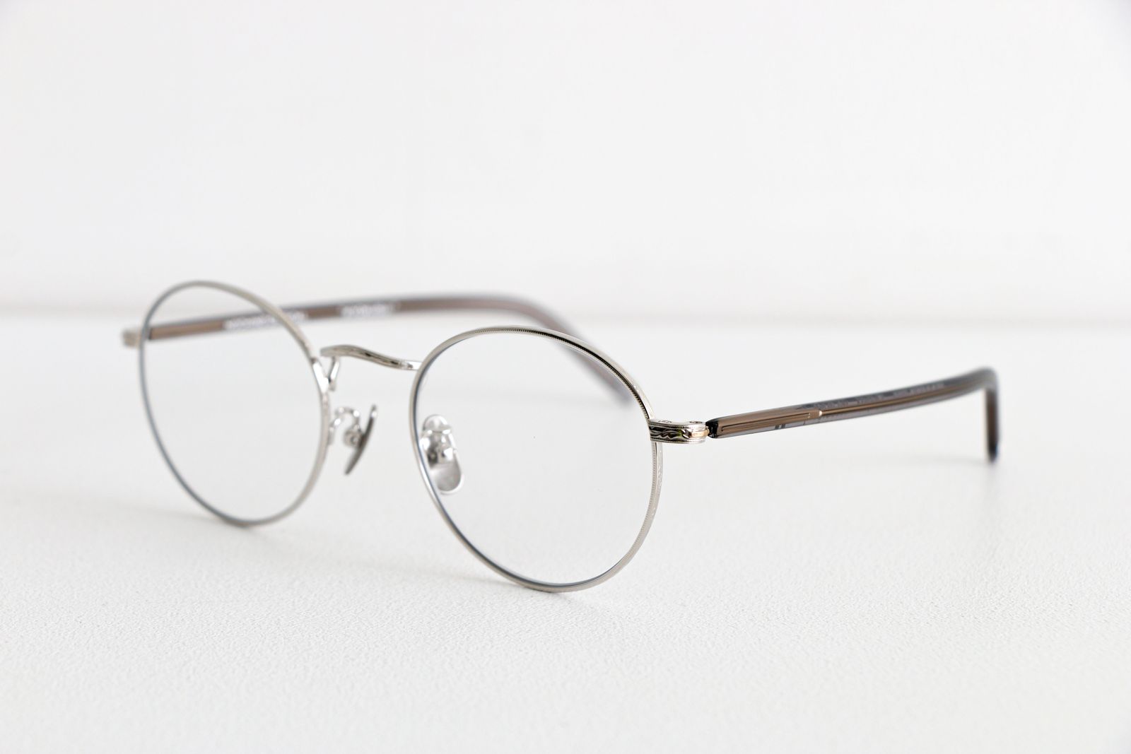 NOCHINO OPTICAL - KYOKUSUI 01 PLATINUM SILVER FLAME × CLEAR to