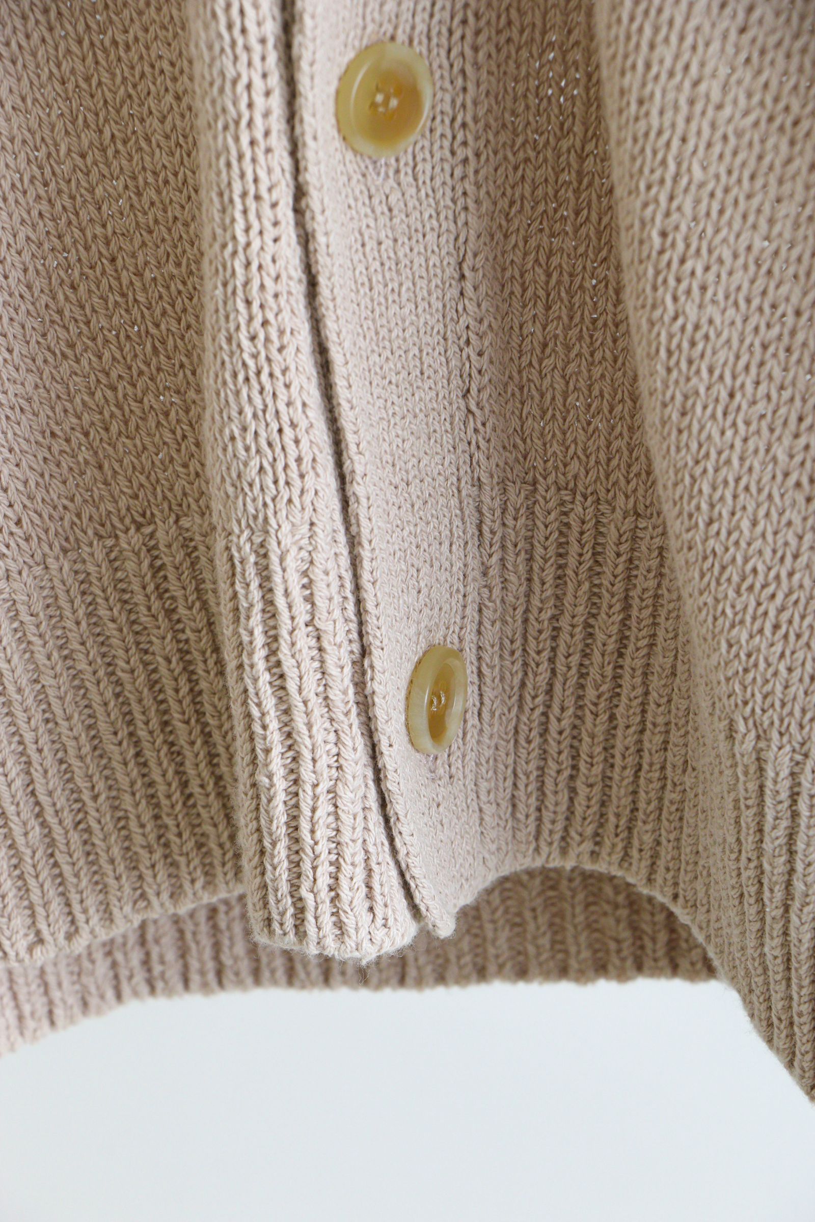UNIVERSAL PRODUCTS - Dry Cotton Knit Cardigane BEIGE | koko