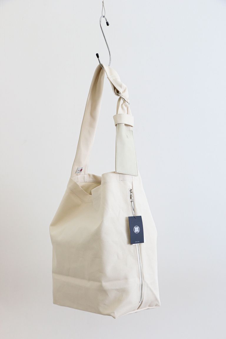 yorozu 【 定番人気商品 】JP/帆布 タスキショルダー1番 CANVAS sash shoulder No.1 White  ショルダーバッグ ホワイト koko