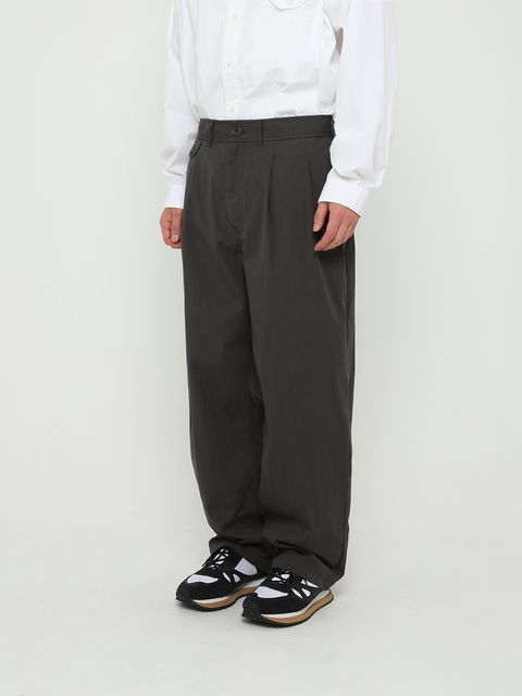 定価3.1万】スズキタカユキ suzuki takayuki *gathered pants*オリーブ 