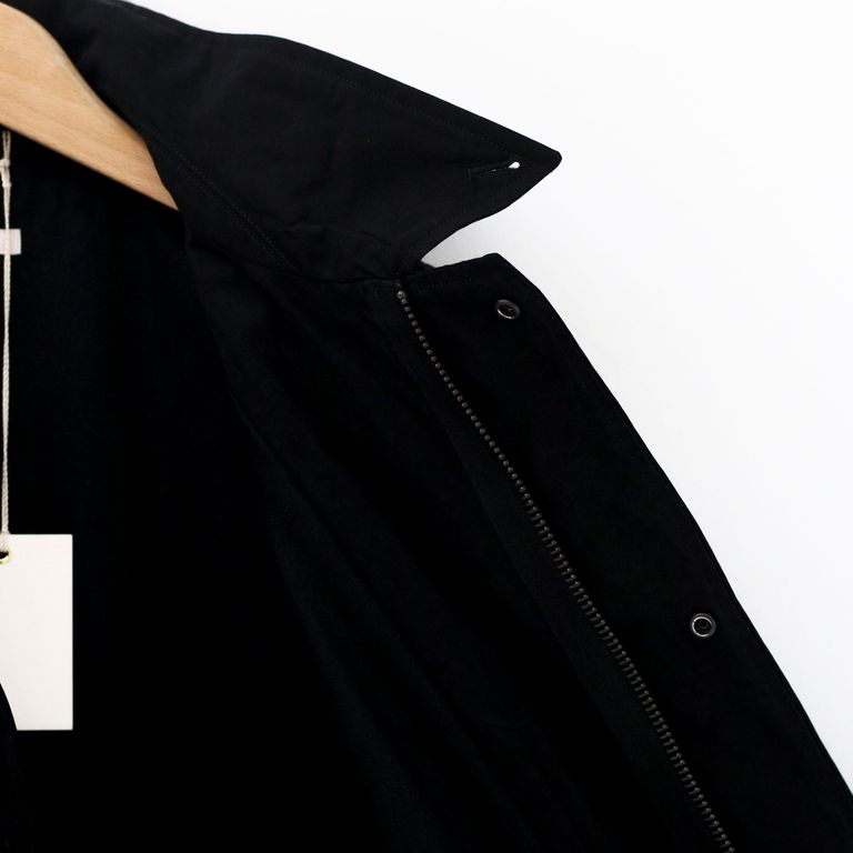 ULTERIOR - WAXED WEATHER BAL COLLAR FIELD COAT / バルカラー 
